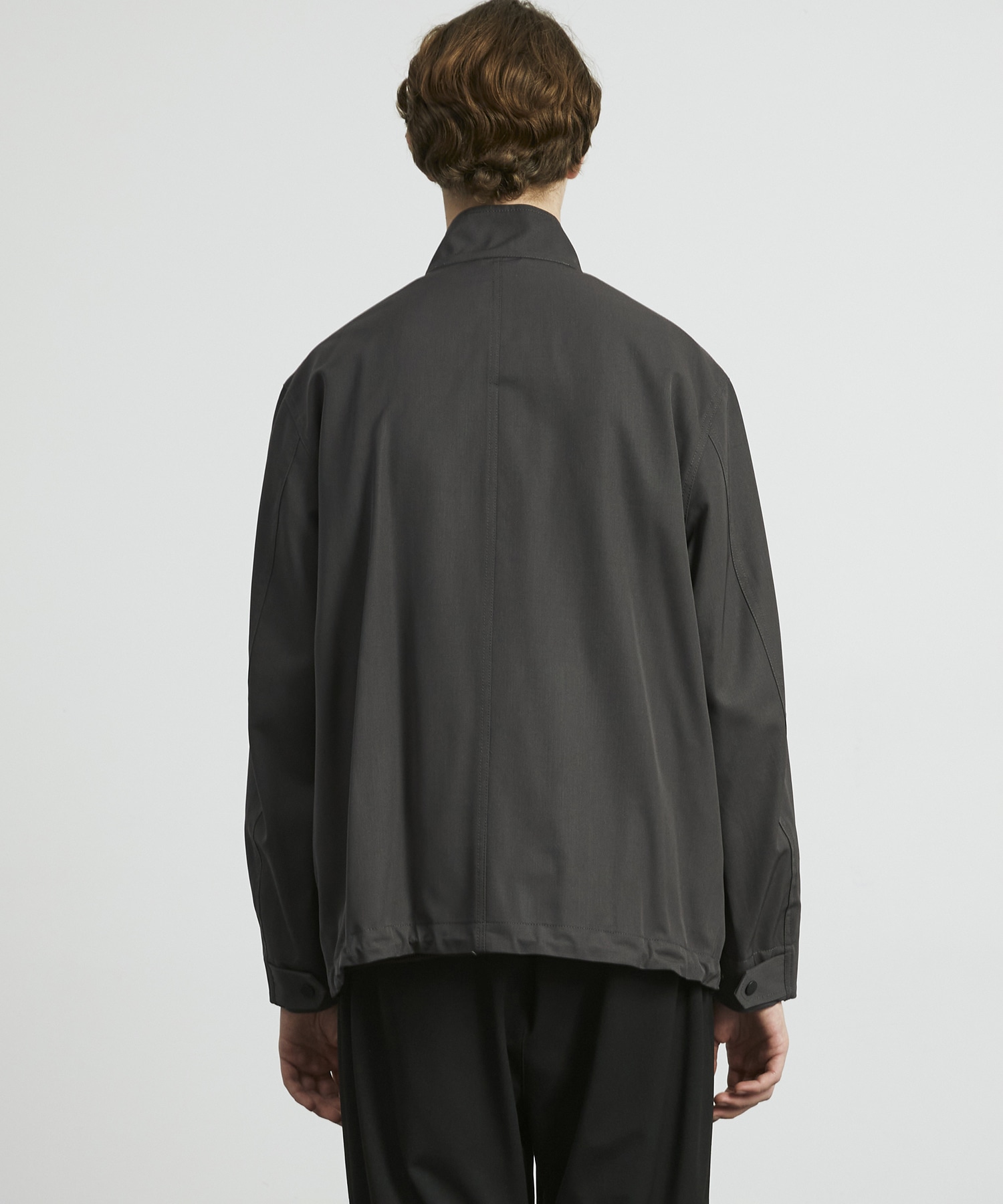 VISTO WOOL 2WAY スタンドモッズブルゾン(1 DARK GREY): : メンズ