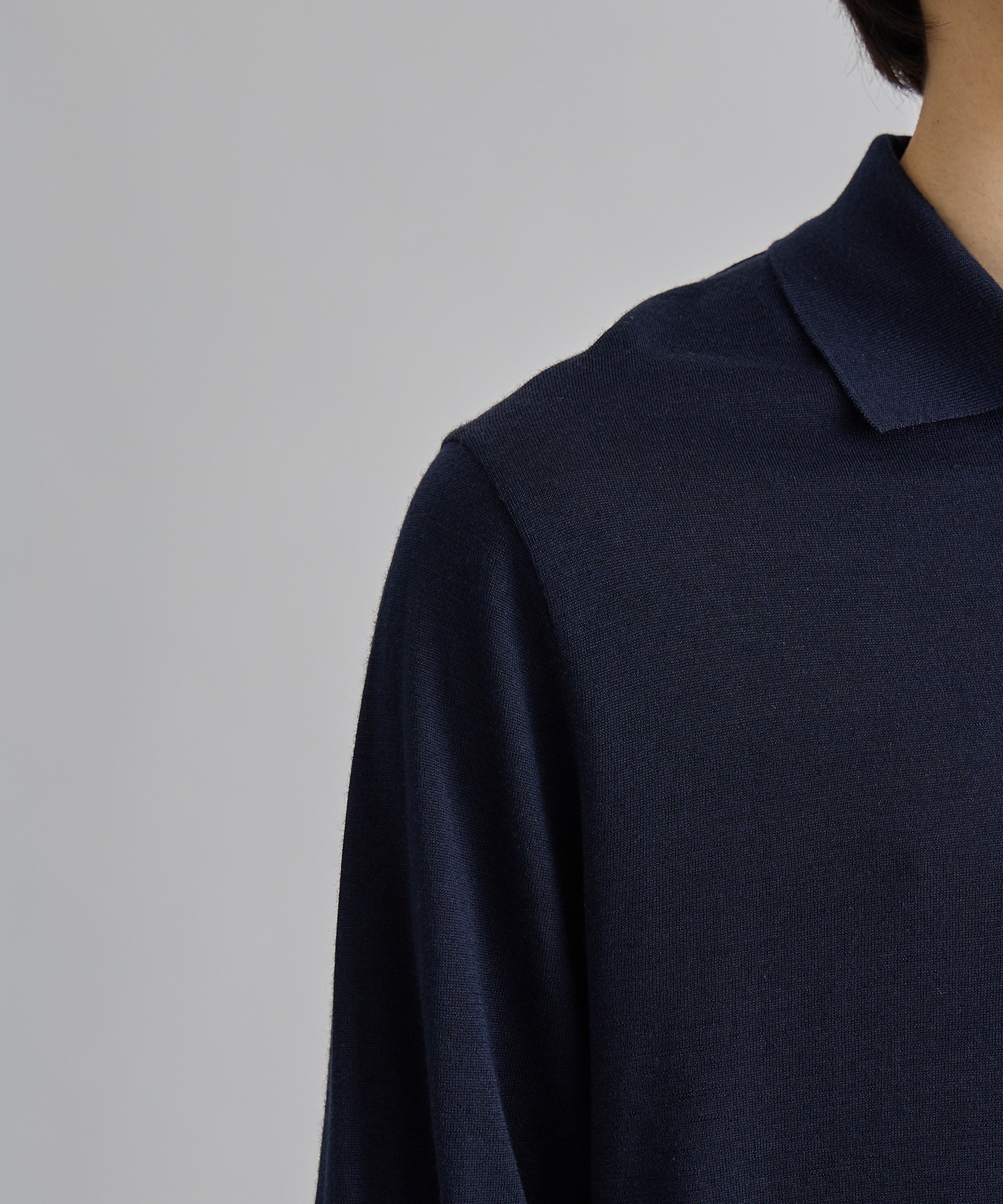 LORO PIANA CASHMERE SILK KNIT POLO