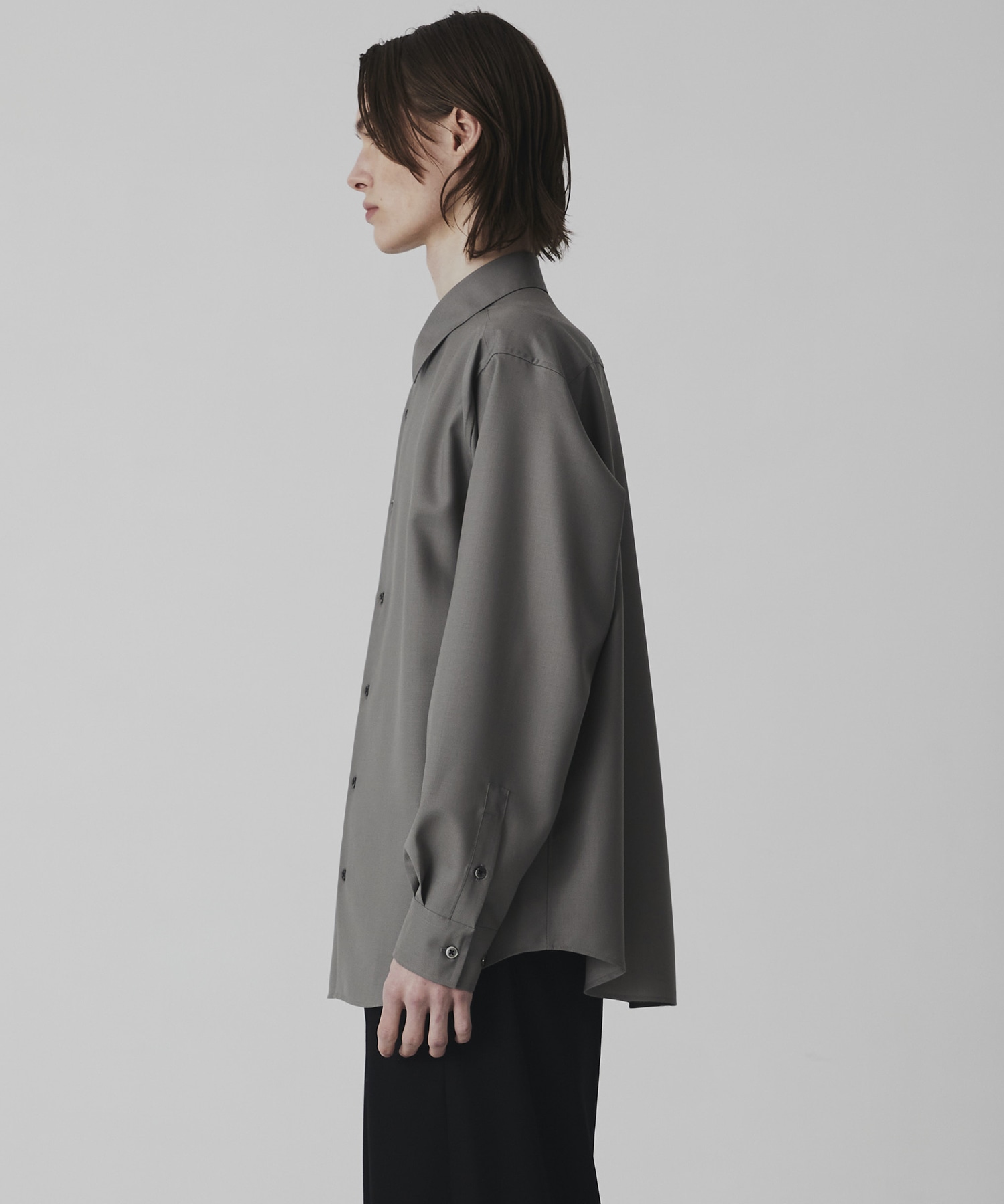 SUPER 120's TECH WOOL シャツ