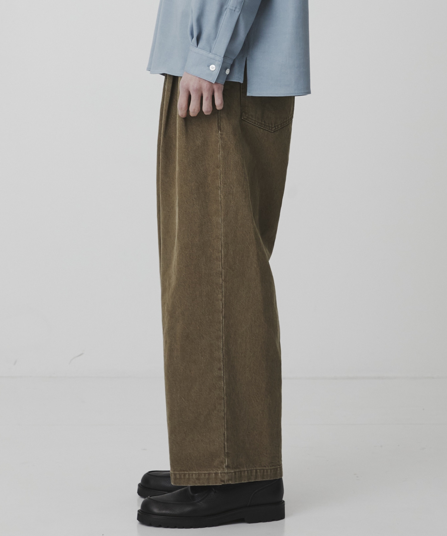 〈2026SS｜WEB先行販売〉オーバーダイデニム バギースラックス