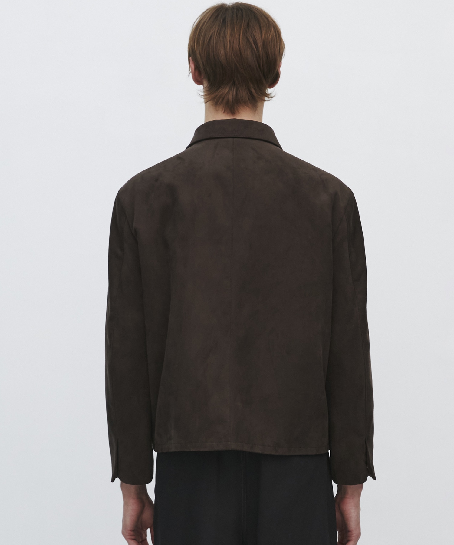 〈2026SS｜残りわずか｜再入荷なし〉LEATHER TEX SUEDE HARRINGTON JACKET