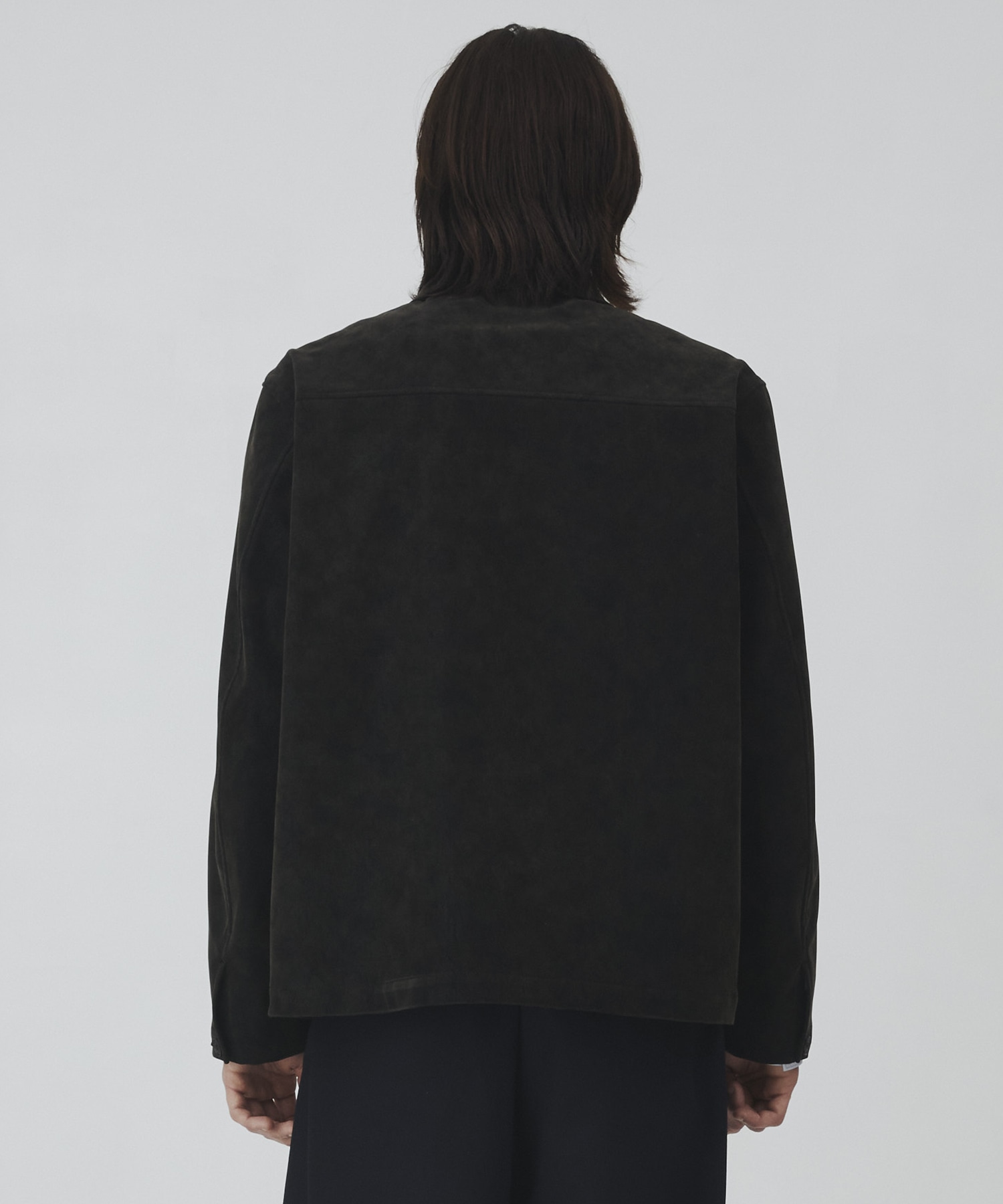 〈2026SS〉フロッキースエード カバーオール