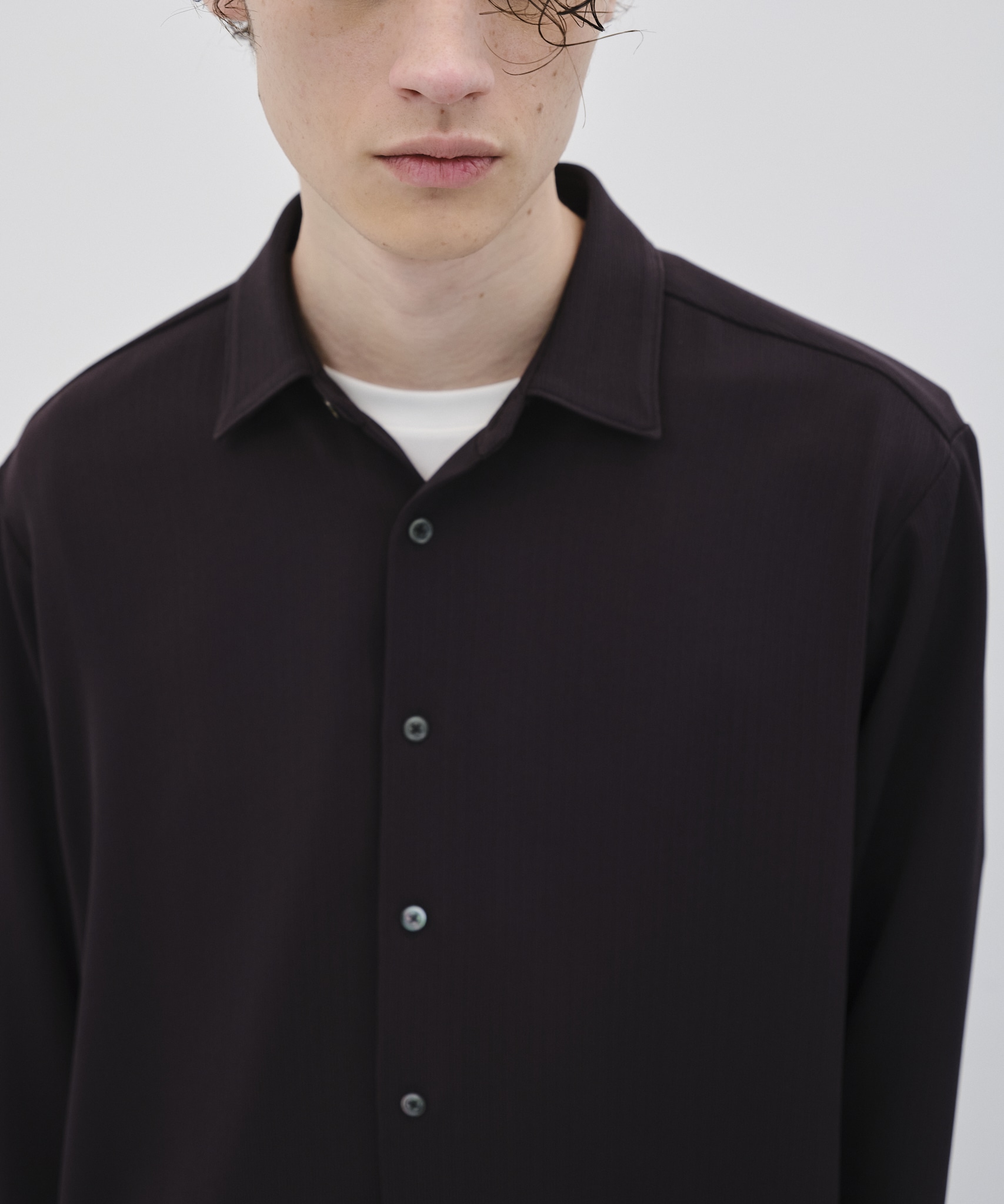 COLD DRY PLEATS ロングスリーブシャツ