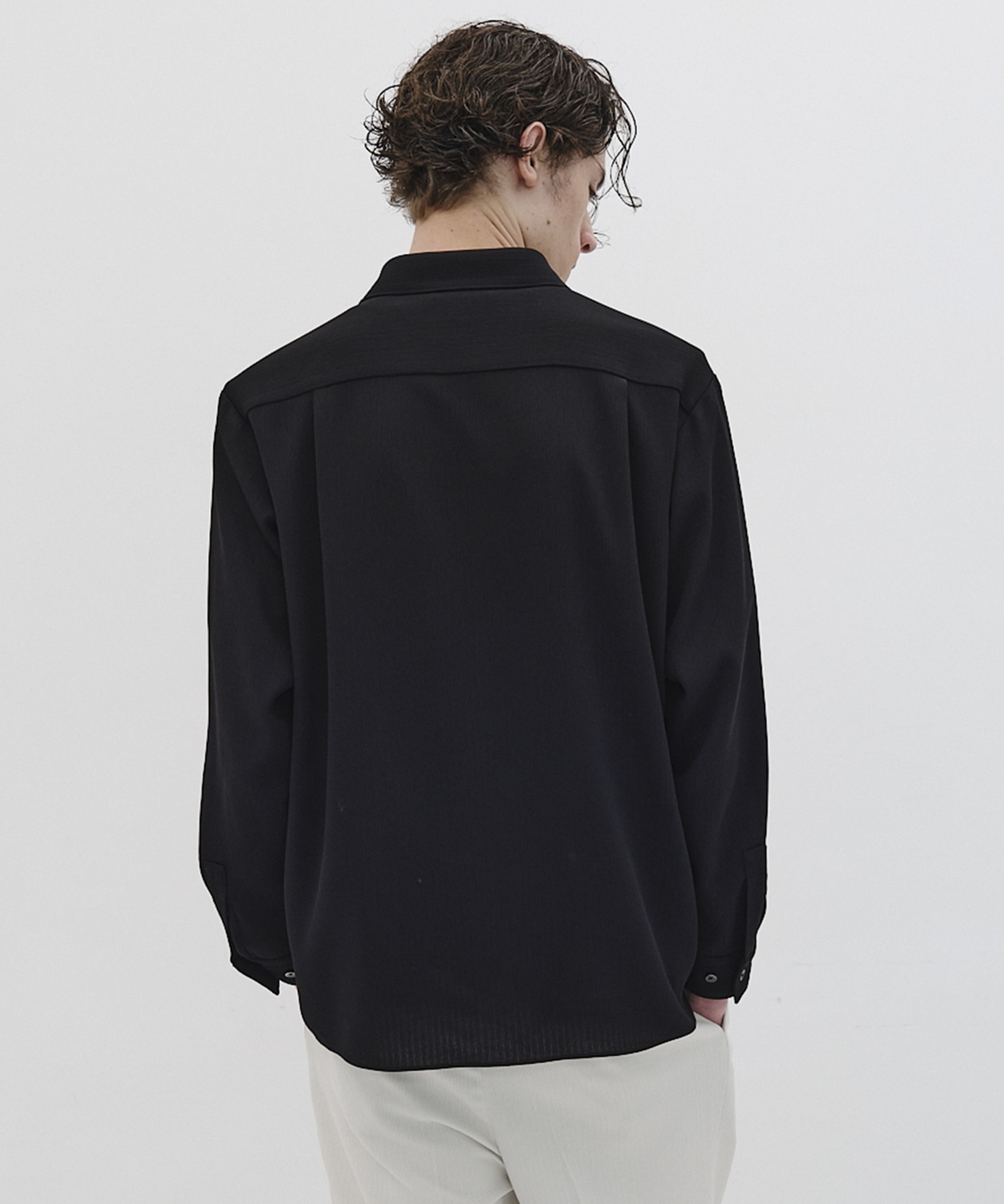 COLD DRY PLEATS ロングスリーブシャツ