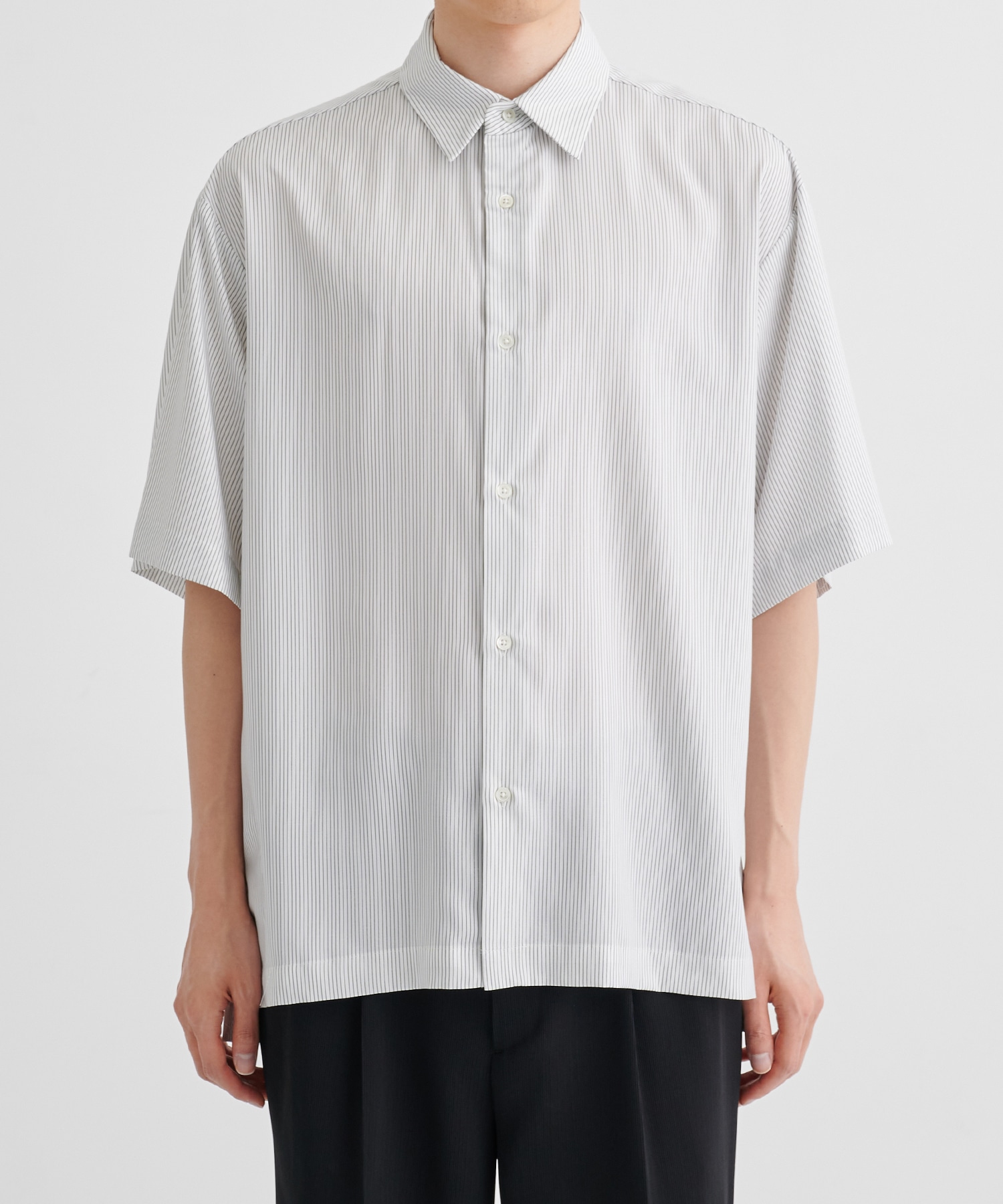 【WEB限定 先行予約】DRY RAYON ストライプショートスリーブシャツ