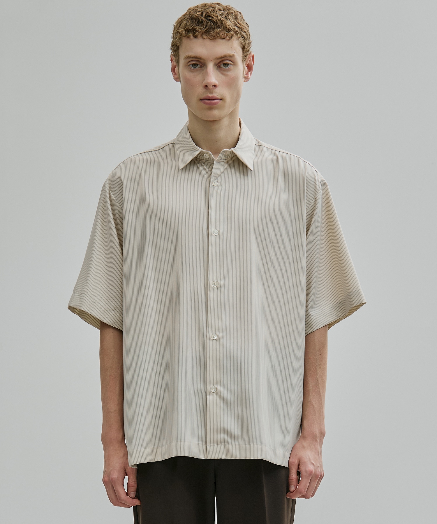 【一部店舗限定】DRY RAYON ストライプショートスリーブシャツ