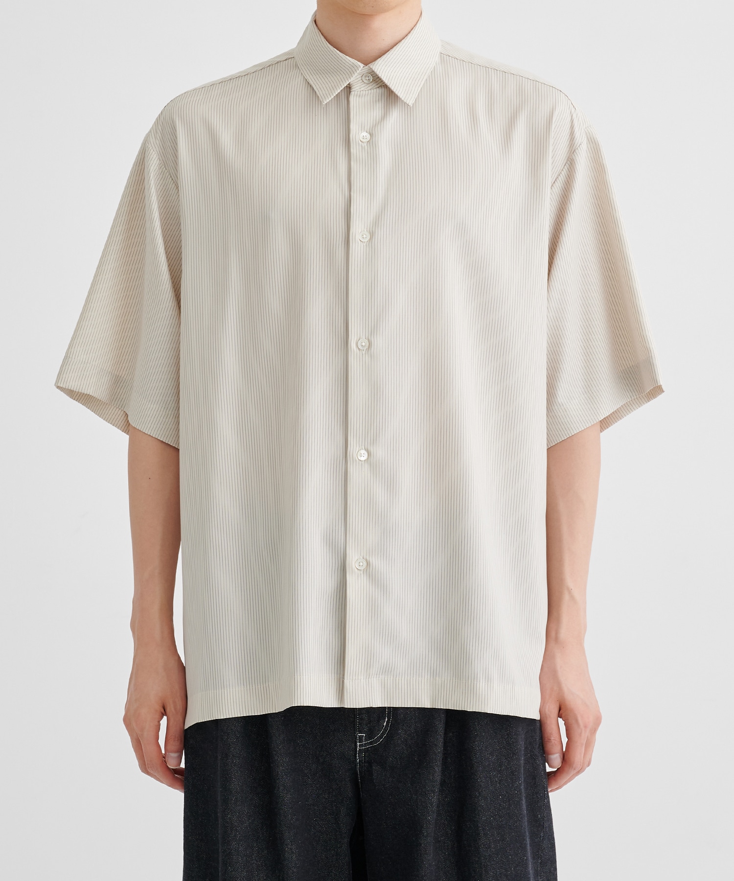 【WEB限定 先行予約】DRY RAYON ストライプショートスリーブシャツ