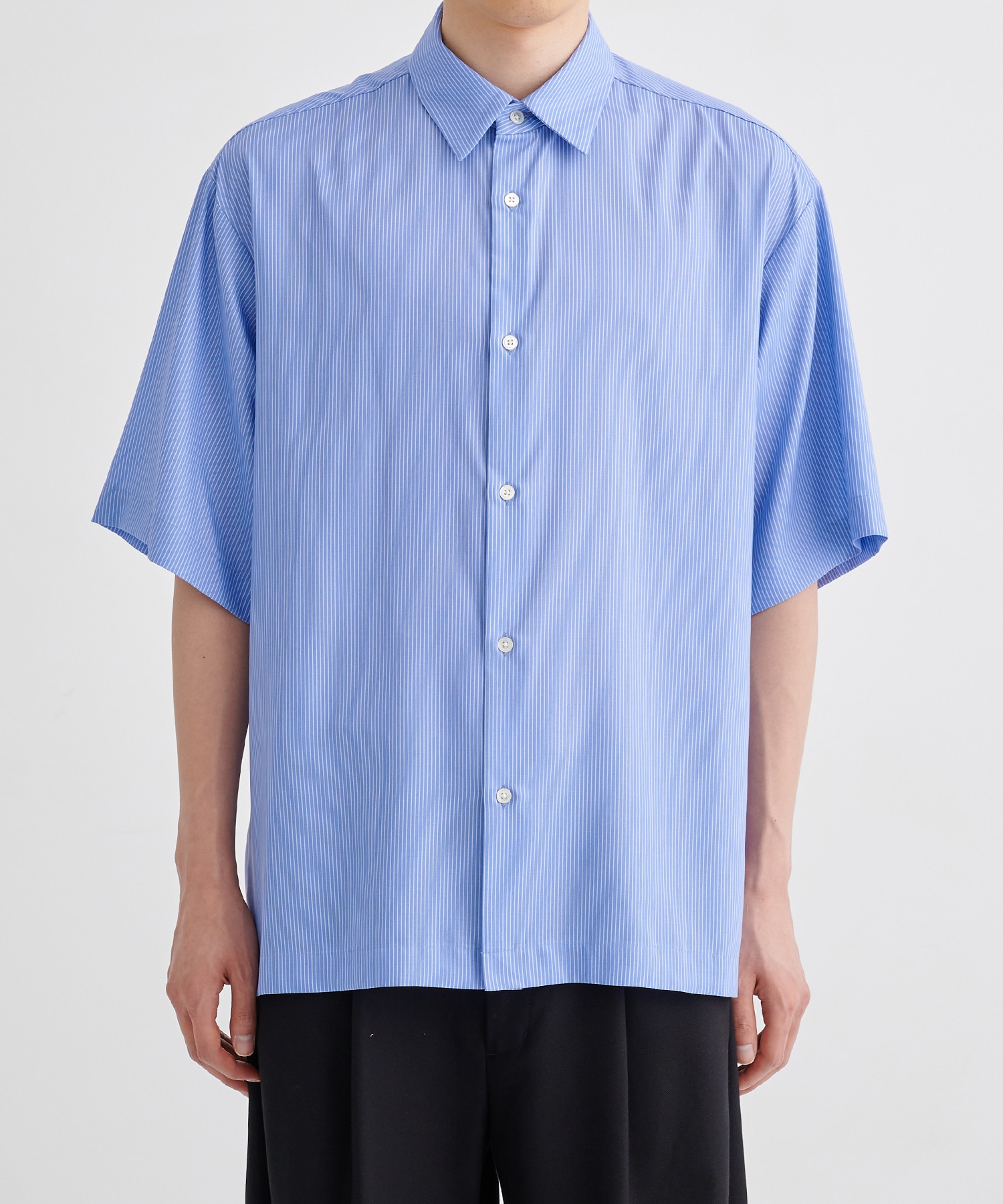 【WEB限定 先行予約】DRY RAYON ストライプショートスリーブシャツ