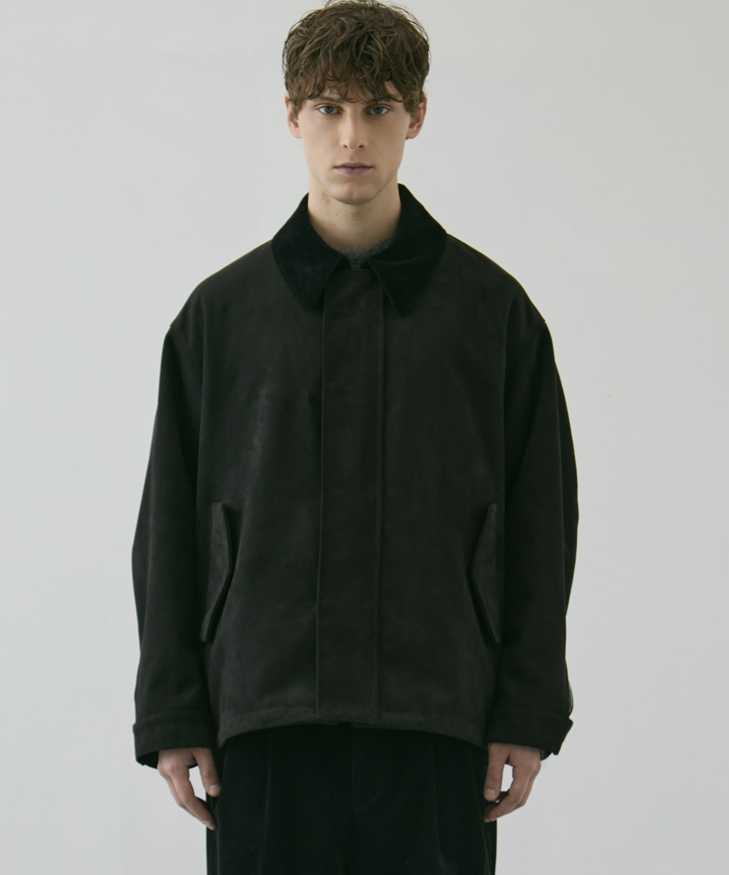 〈WEB限定｜先行予約〉LEATHER TEX SUEDE HUNTING JACKET