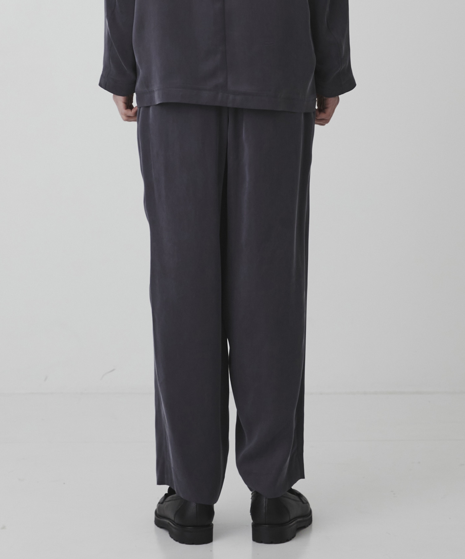 HIGH TWIST CUPRA 2タックイージーパンツ