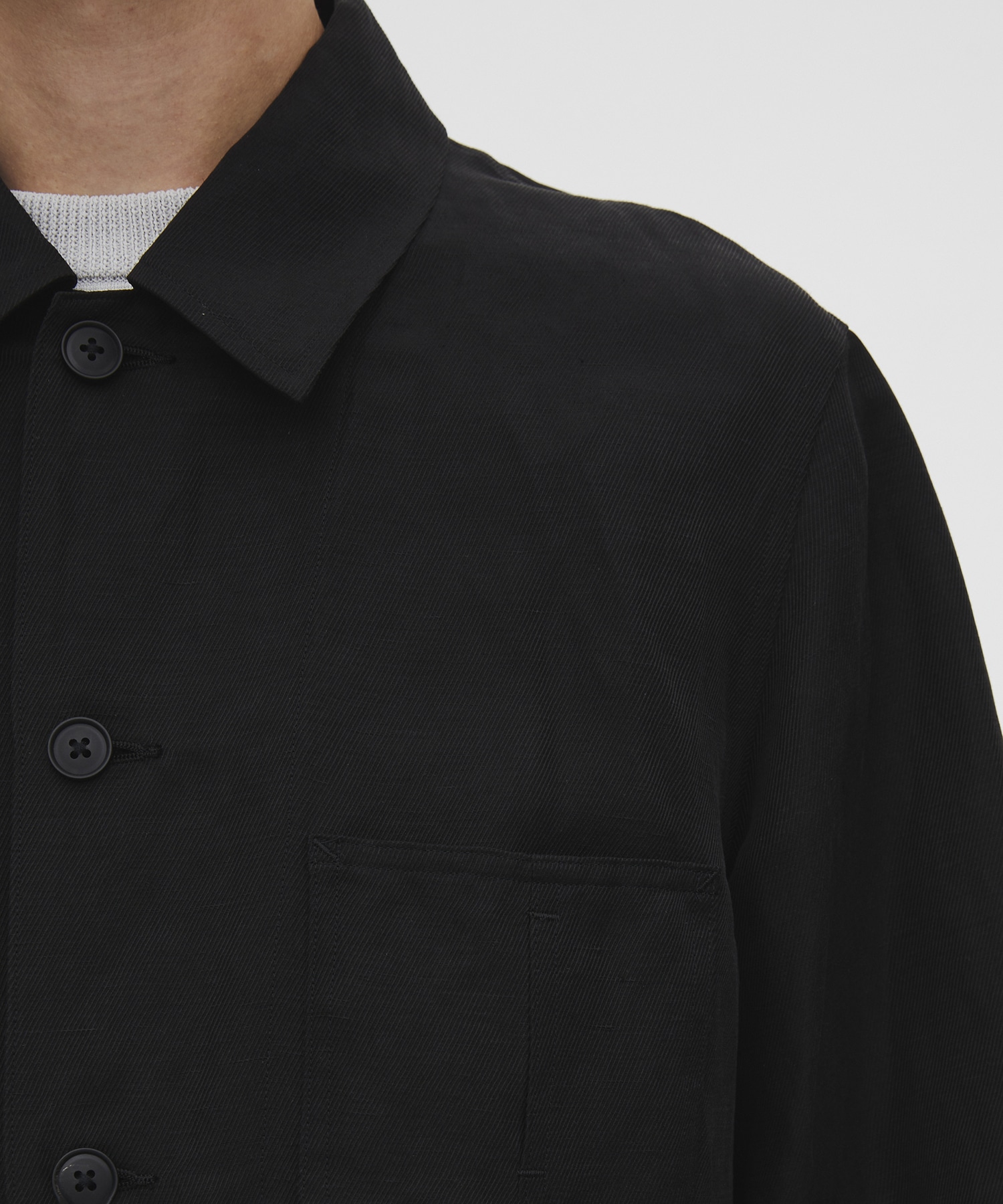 〈残りわずか｜再入荷なし〉VINTAGE SILK LINEN カバーオール