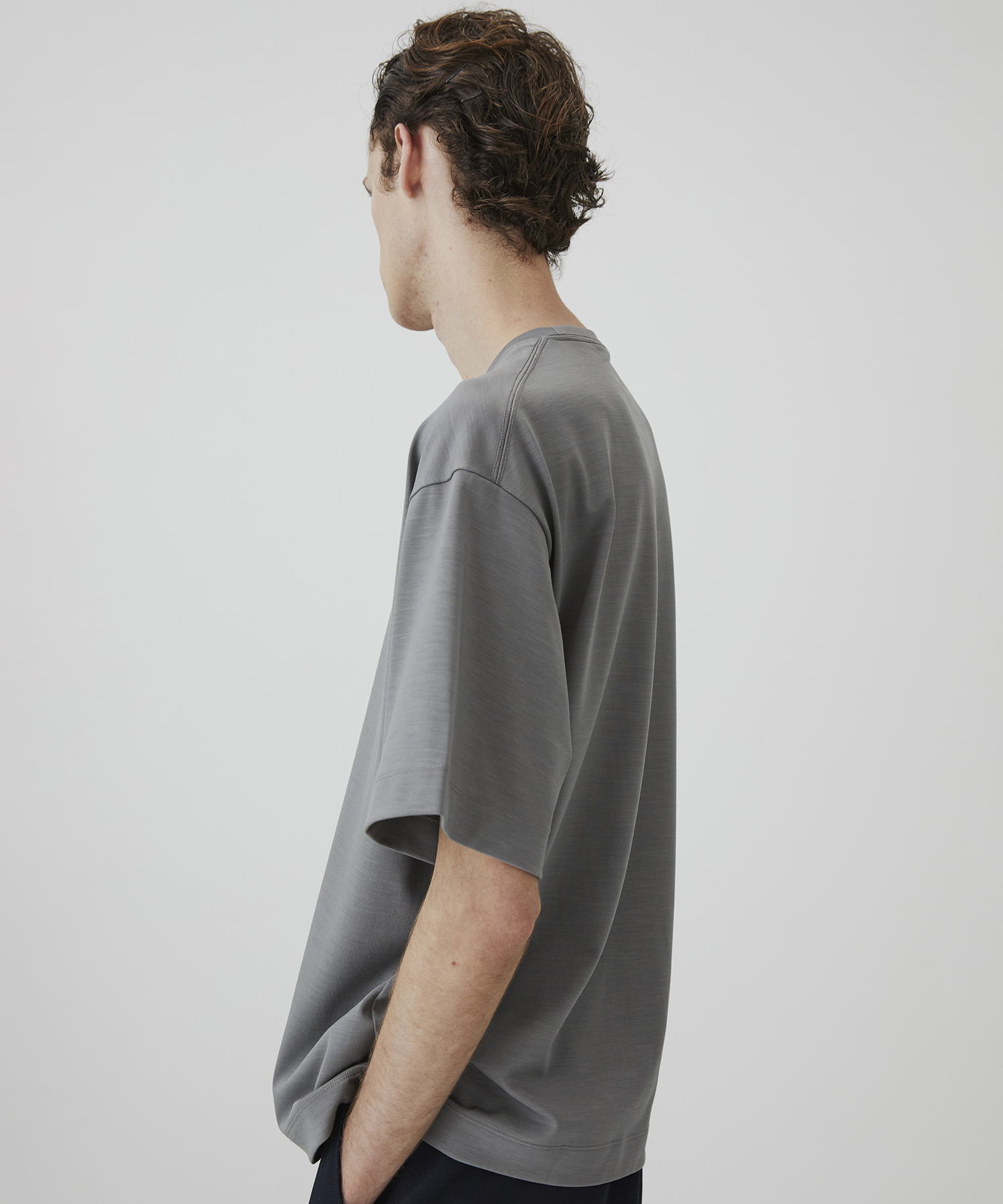 Super 140s ウールテクノラマ リラックスTシャツ