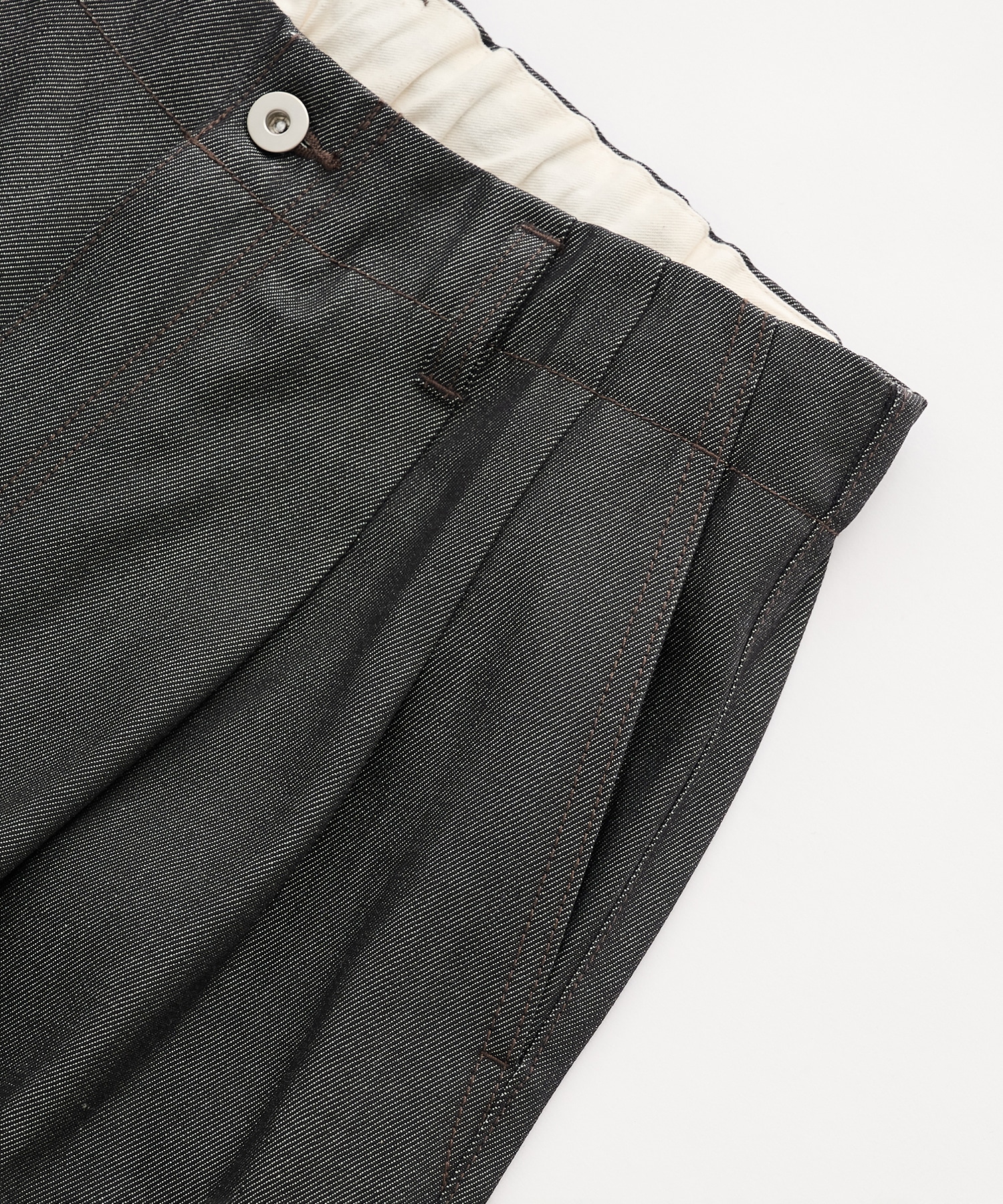SUPIMA DENIM バギーパンツ