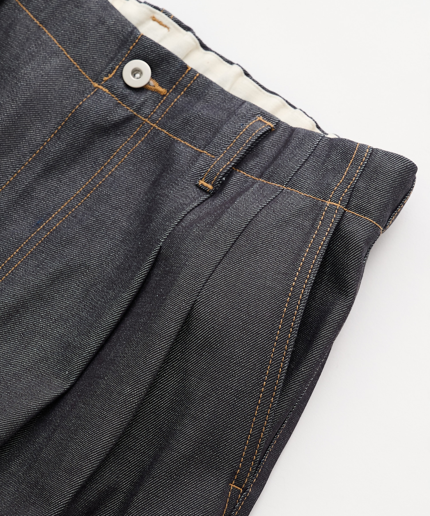 SUPIMA DENIM バギーパンツ