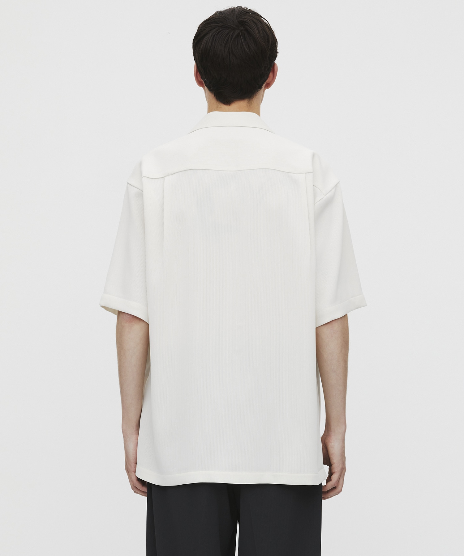 COLD DRY PLEATS オープンカラーシャツ