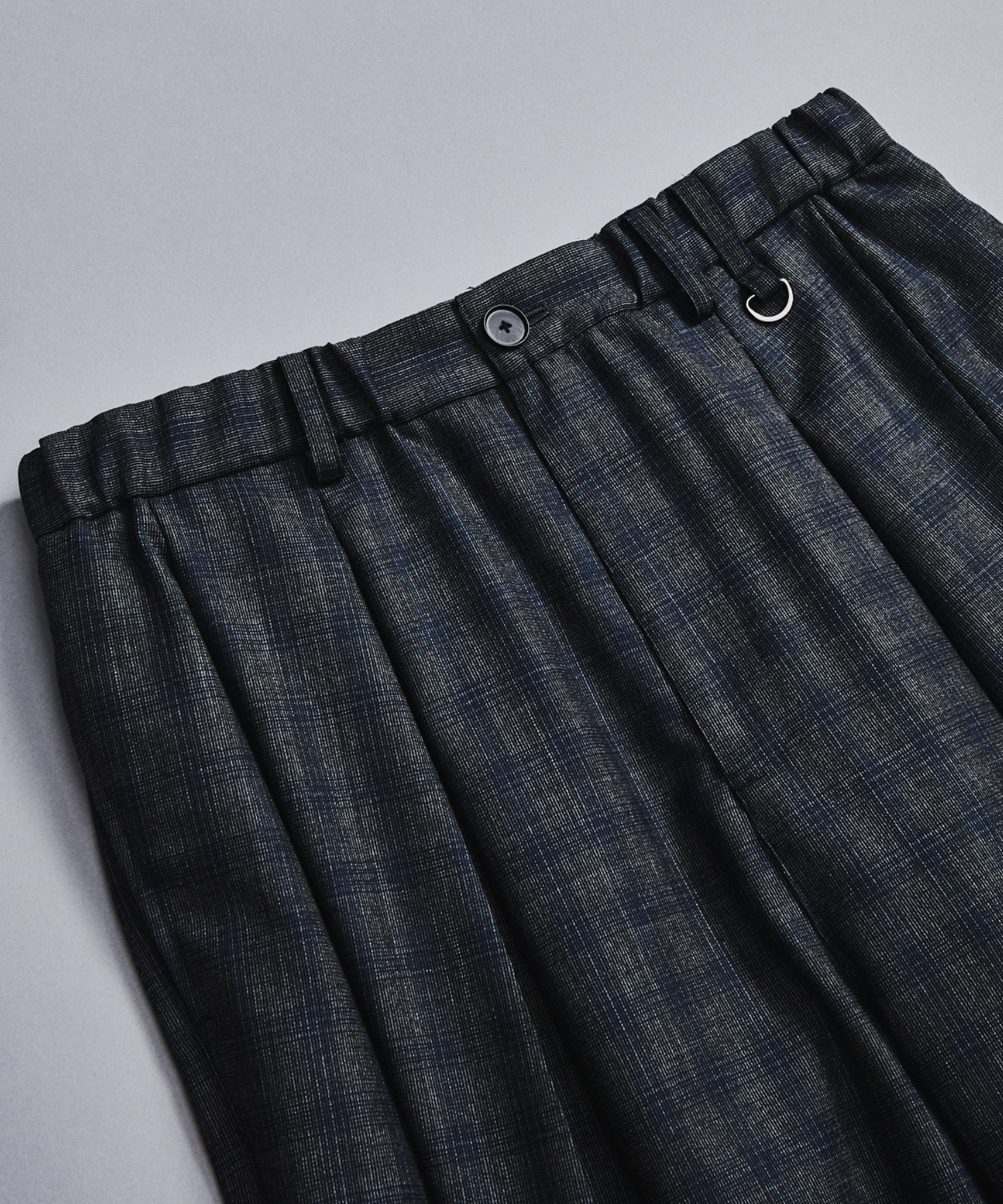〈数量限定〉CUBA CHECK 2タックワイドパンツ
