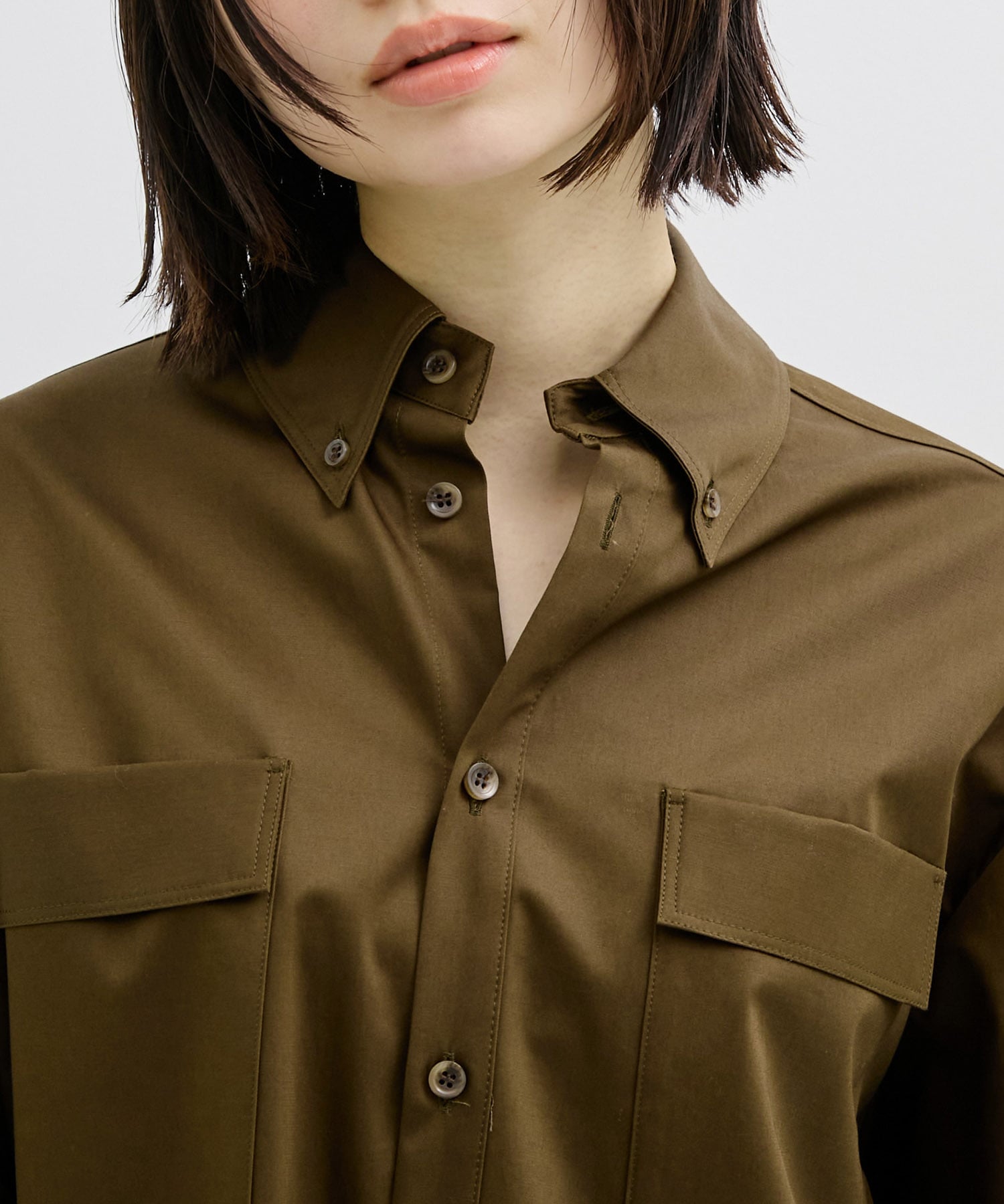 〈残りわずか〉レイヤーカフスオーバーシャツ