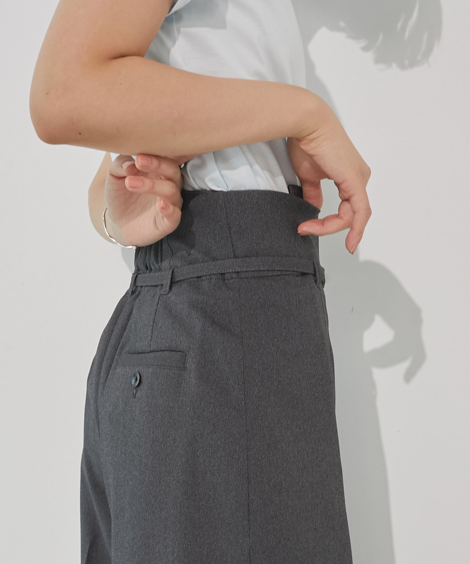 HAKAMAラップワイドパンツ