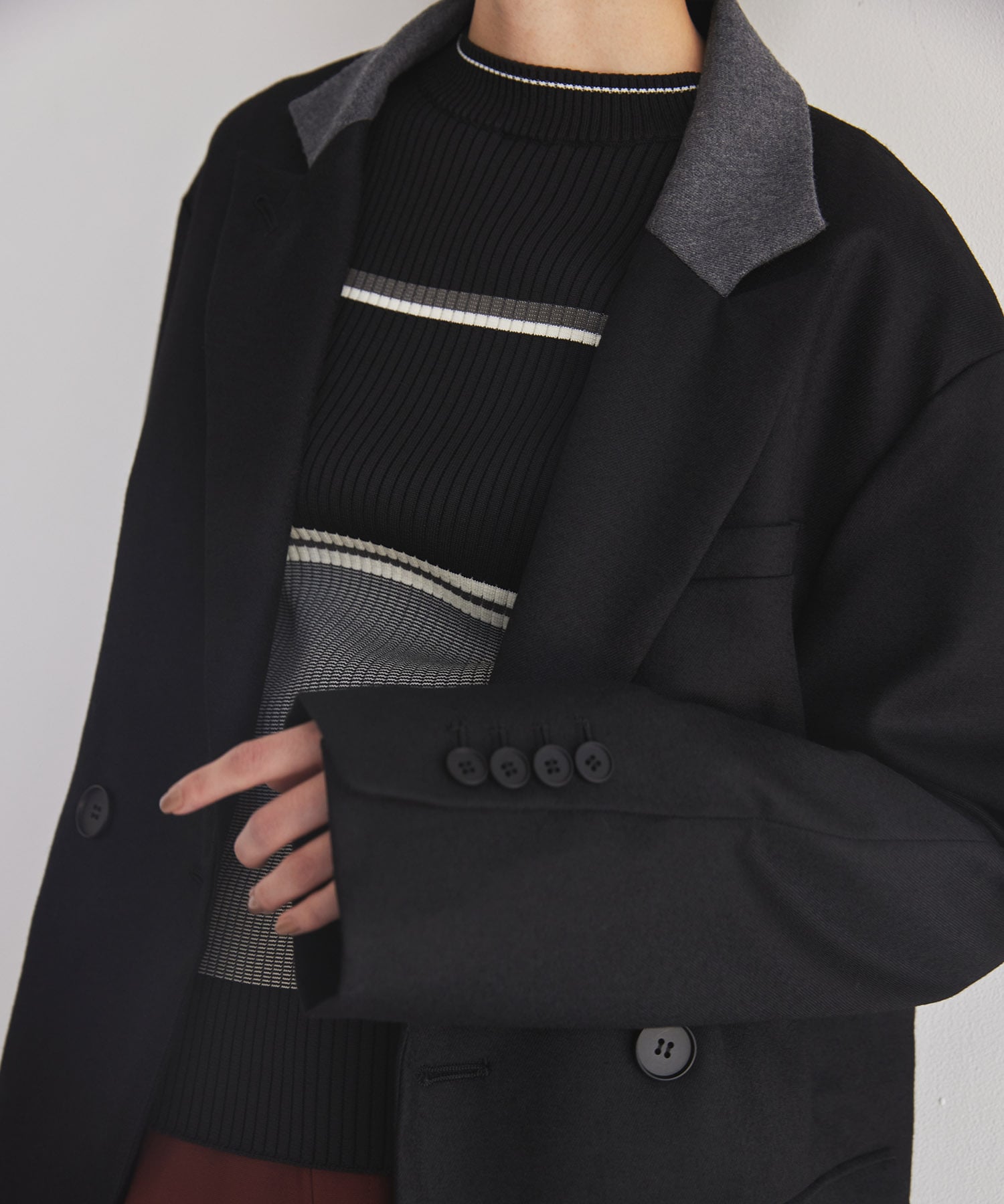 ラペルポイントテーラードジャケット