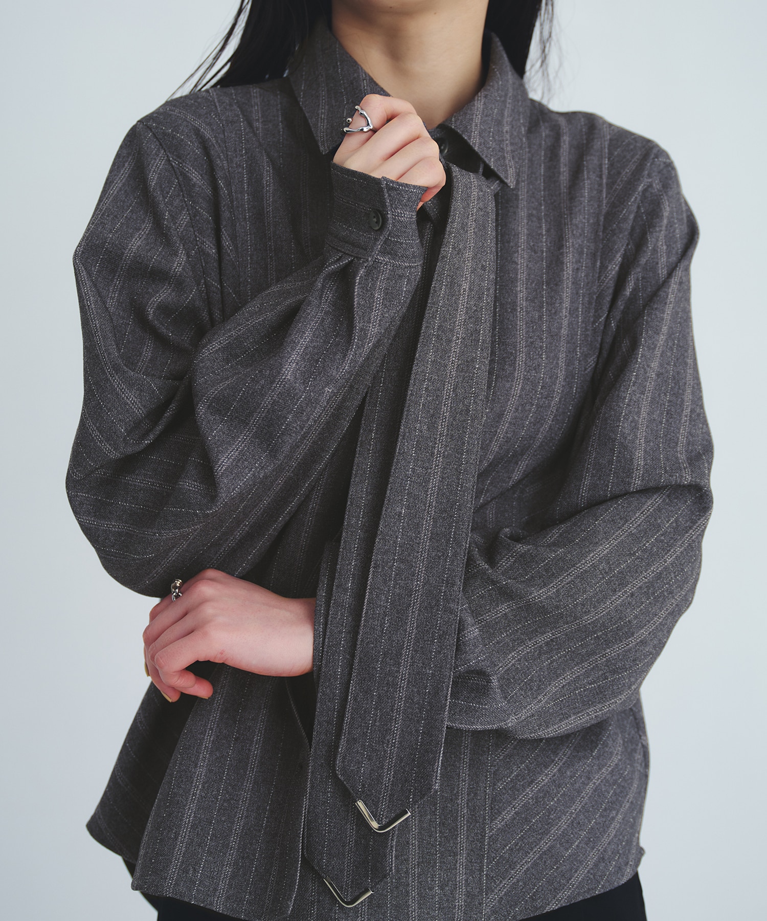 【再入荷】コーナーチップボウタイシャツ