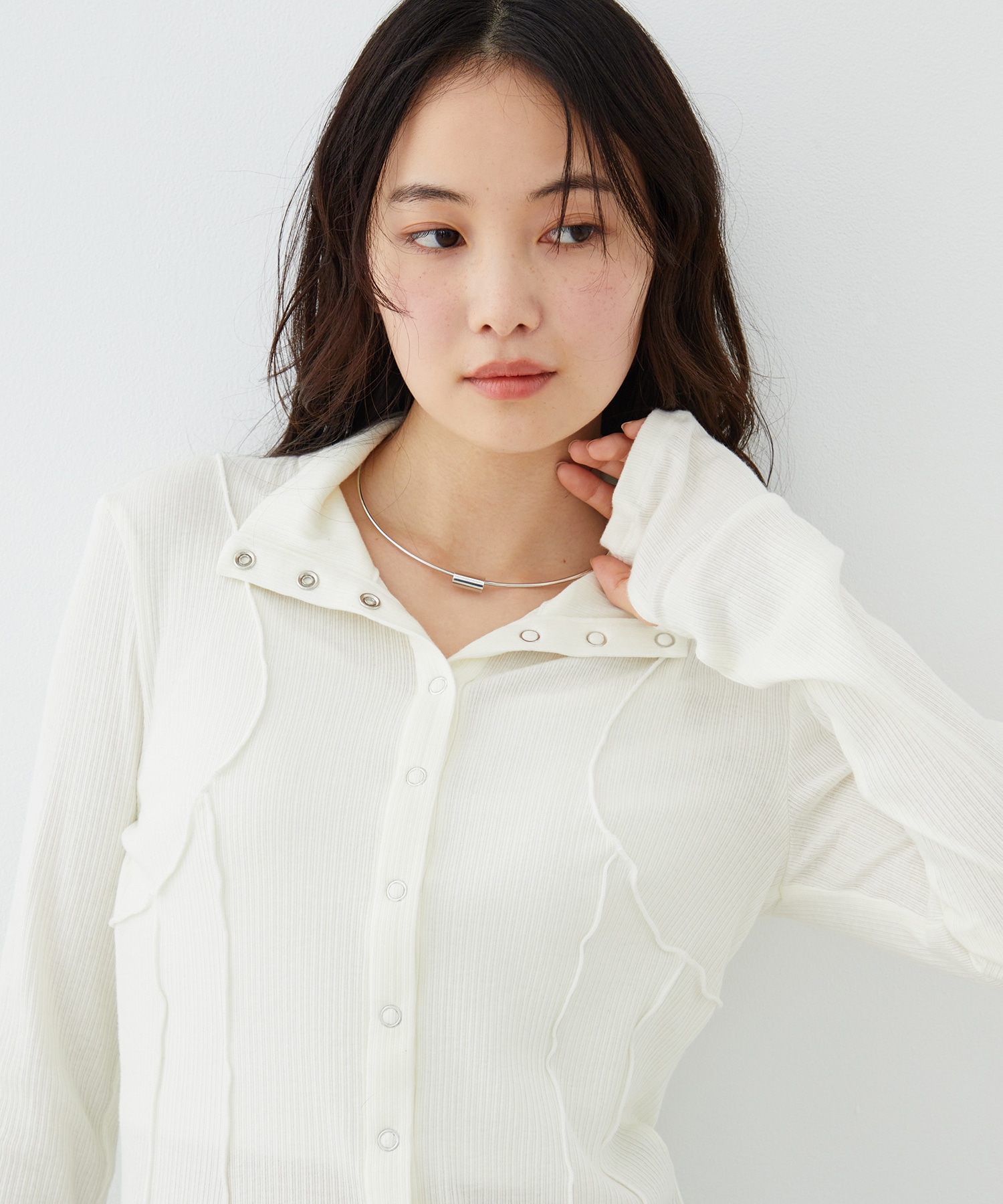 3WAYシルクベアテレコプルオーバー