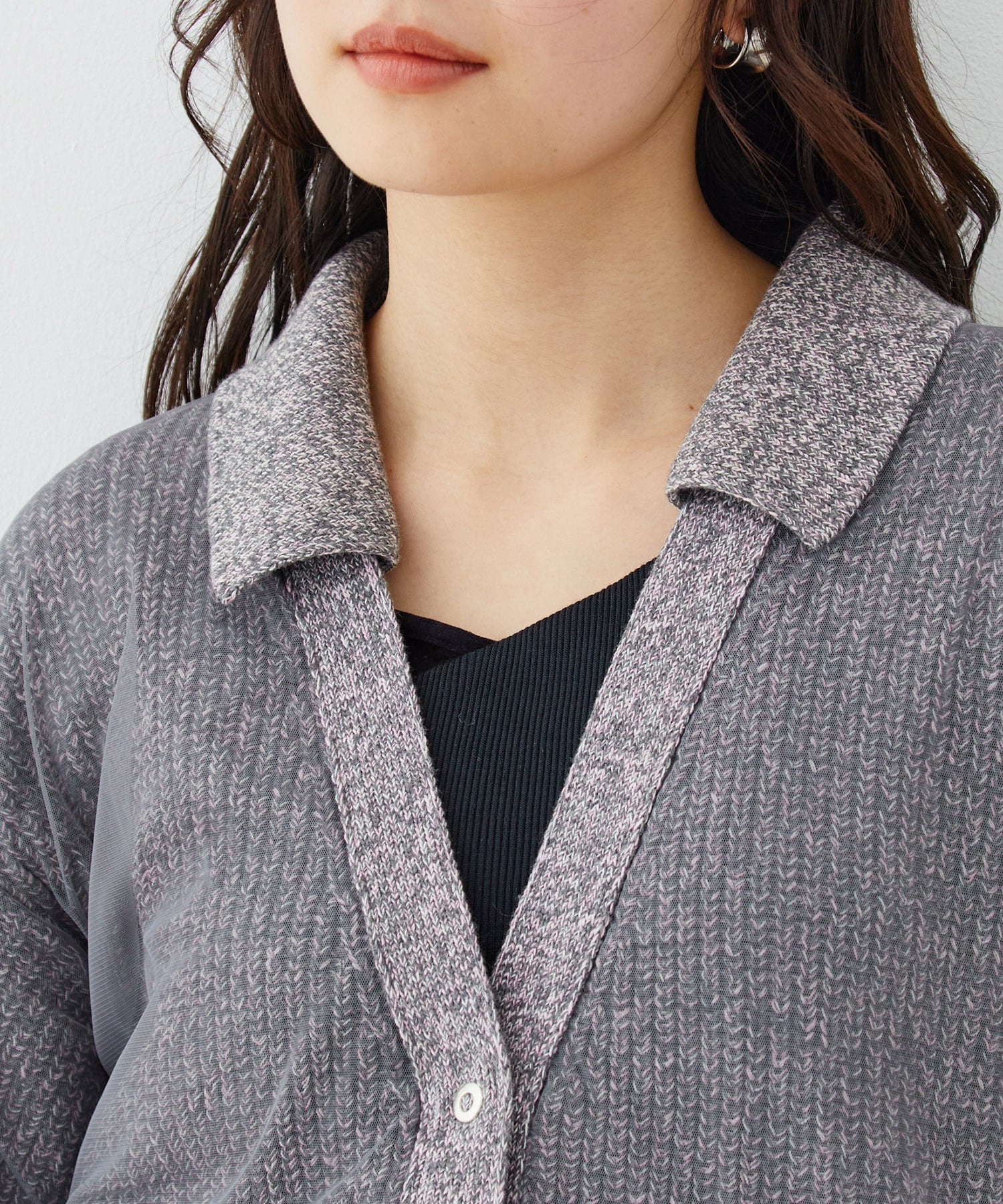 カバーチュールカーディガン