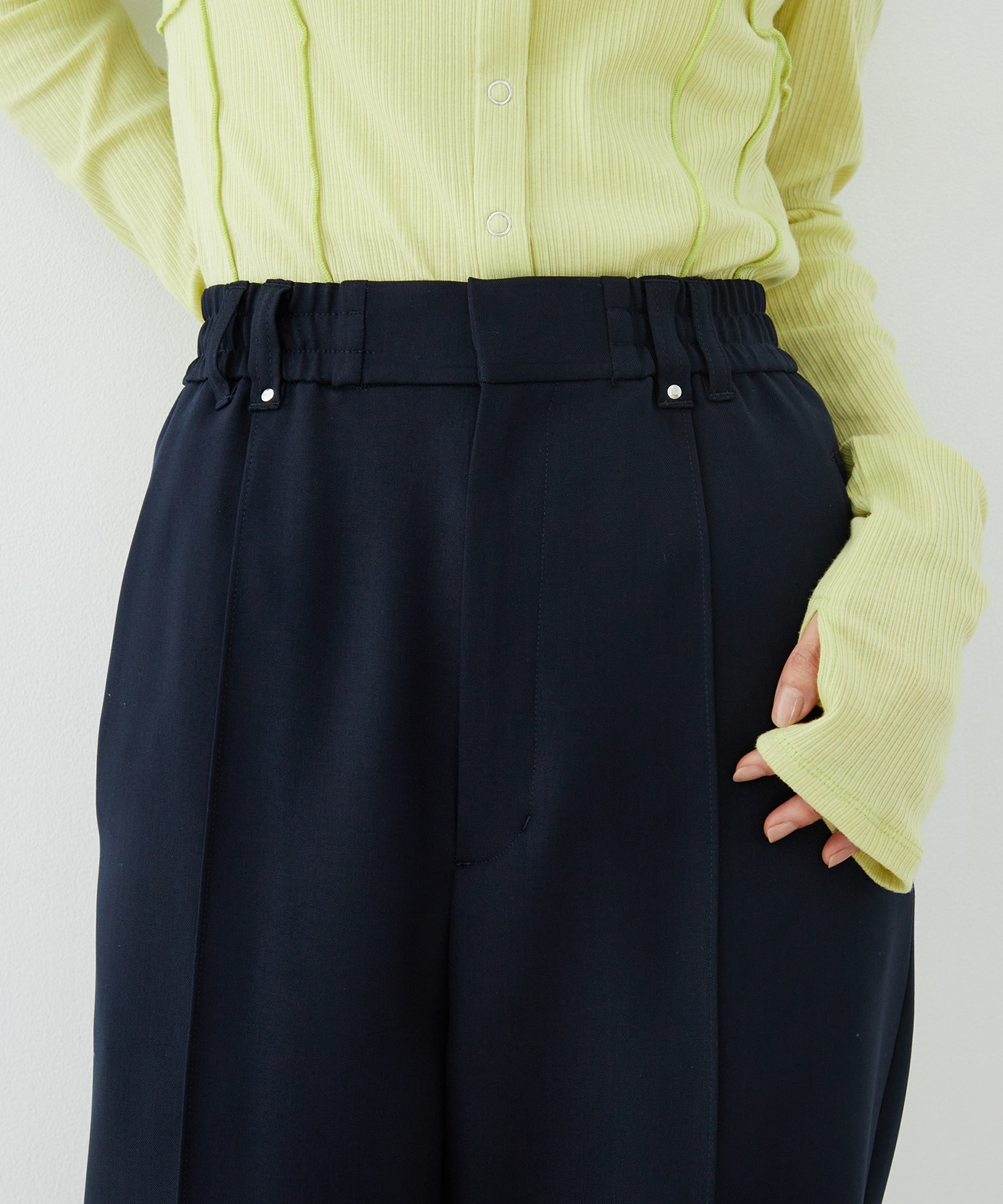 ダブルループストレートパンツ