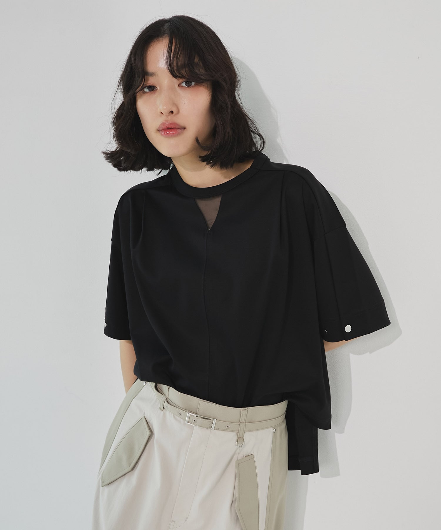 シルケットオーバーサイズTシャツ