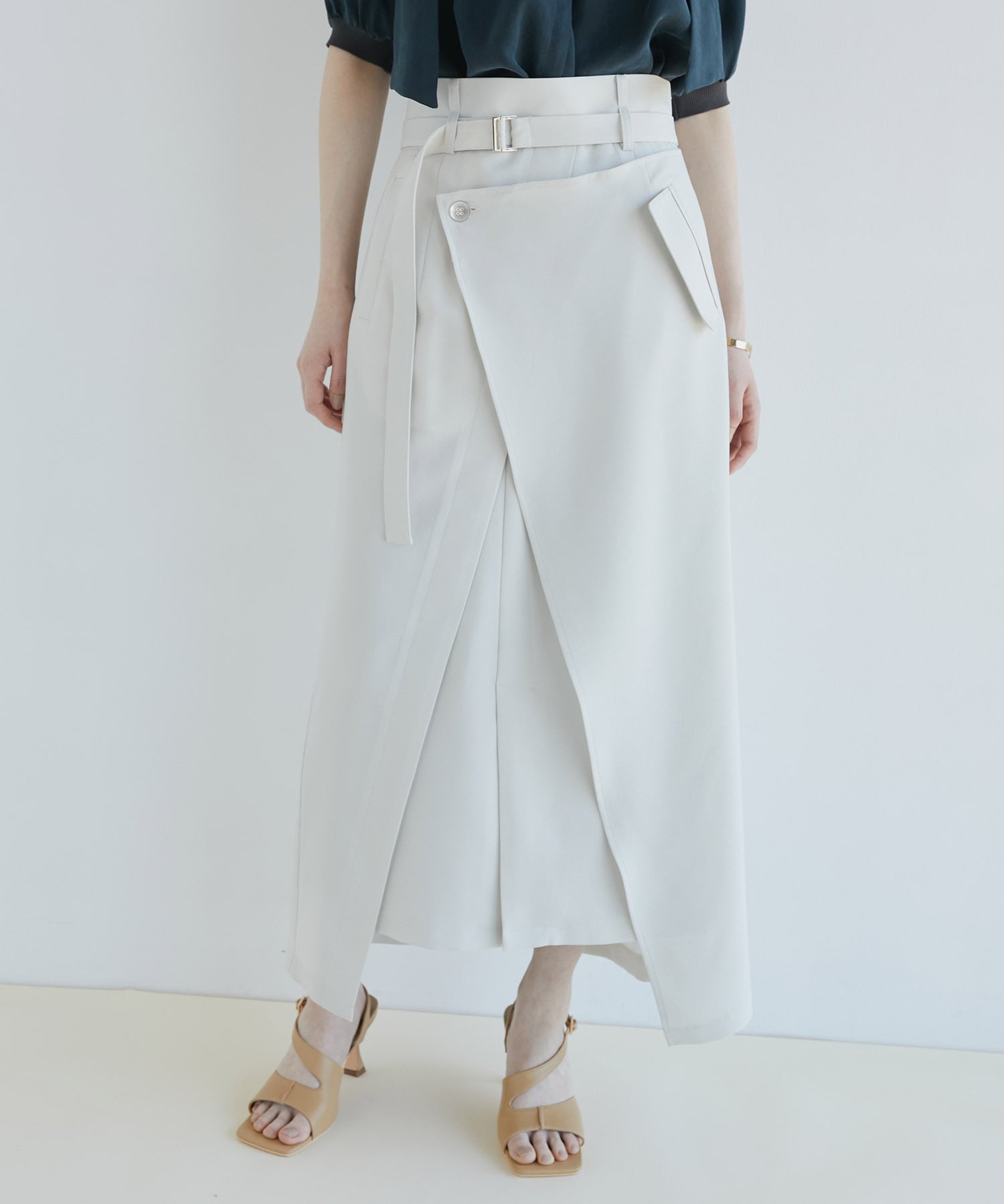 ACETATEラップスカート
