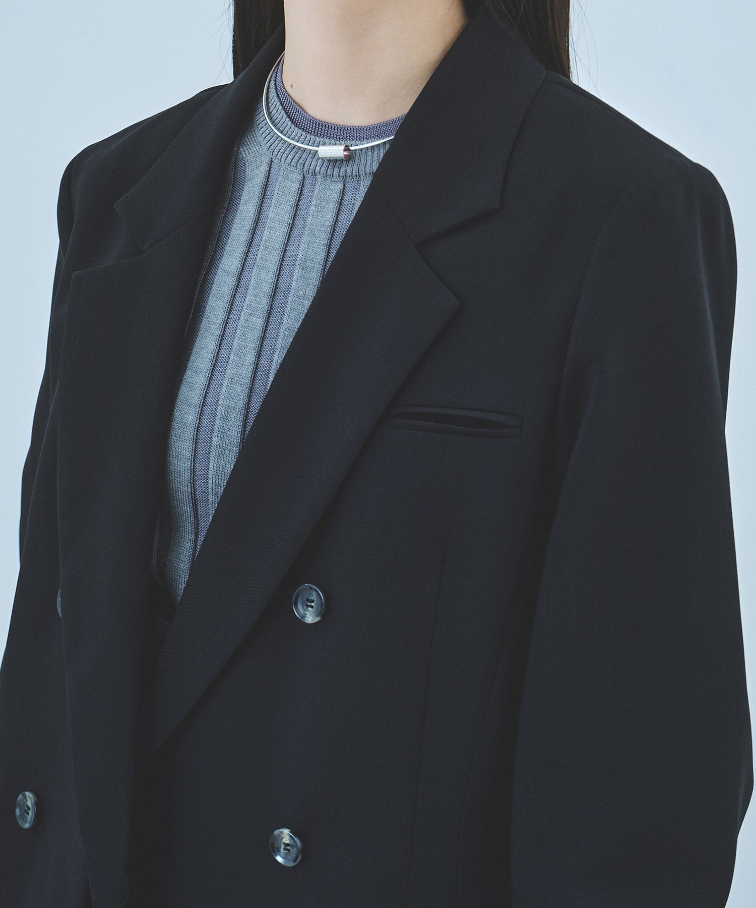 〈残りわずか〉レイヤードカラーテーラードジャケット