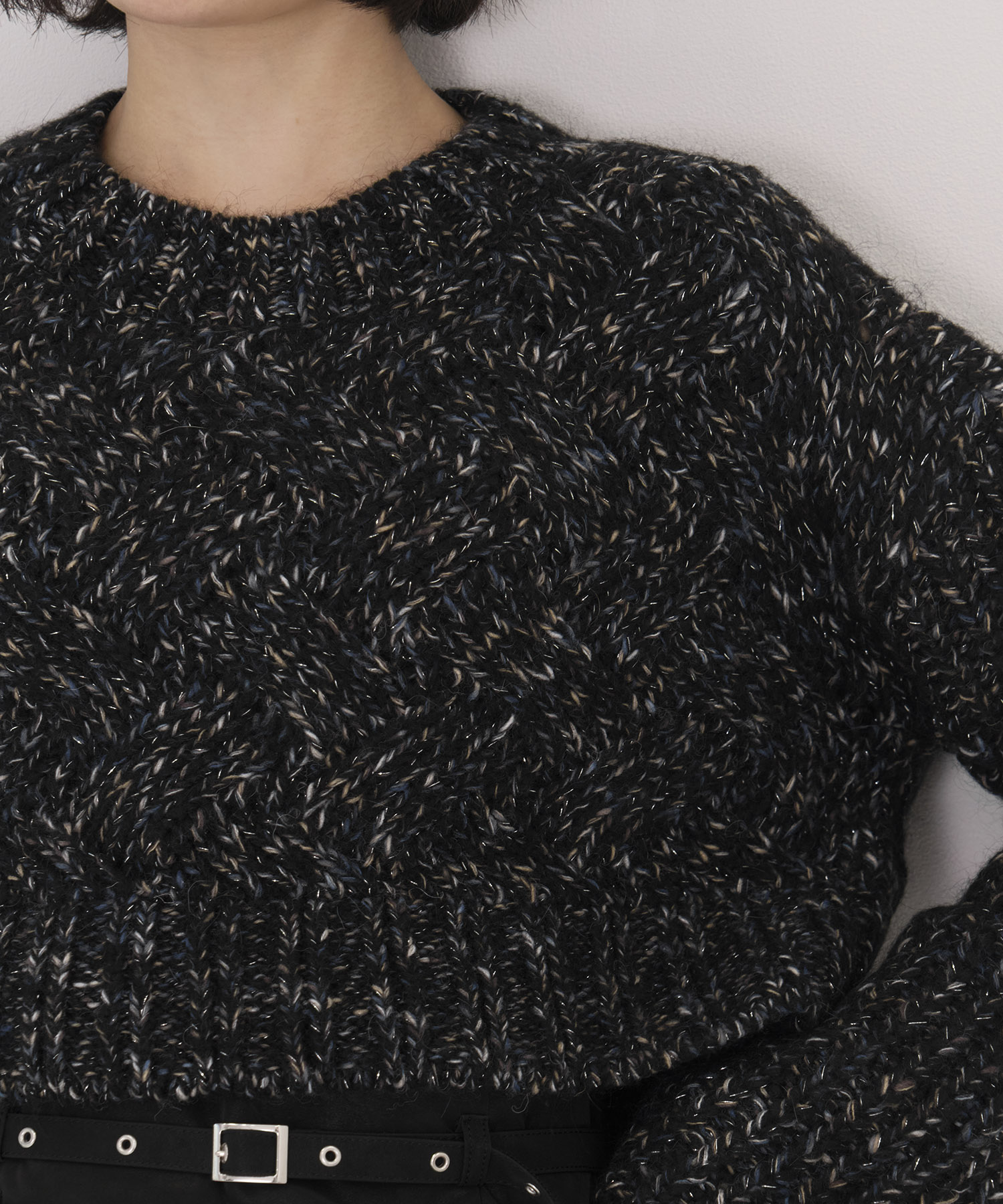 【WEB先行発売】バスケットショートニット