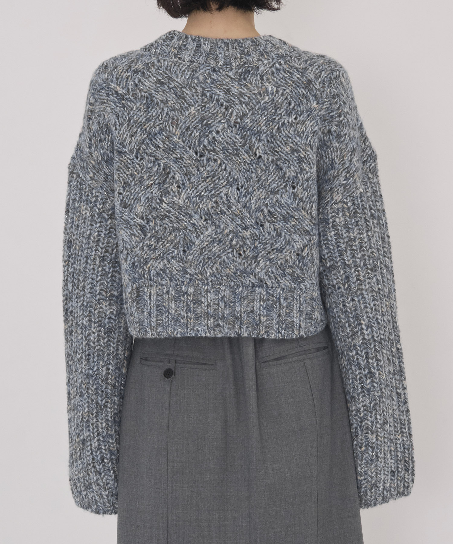 【WEB先行発売】バスケットショートニット