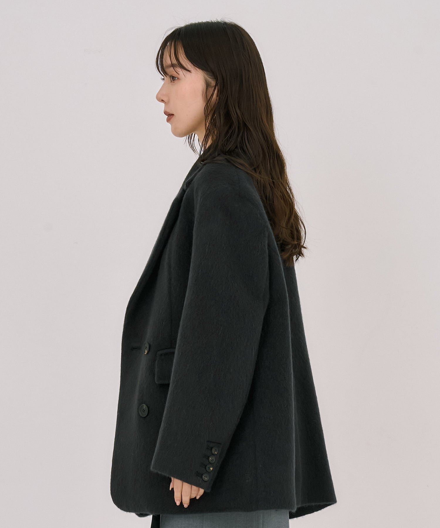 シャギーオーバージャケット