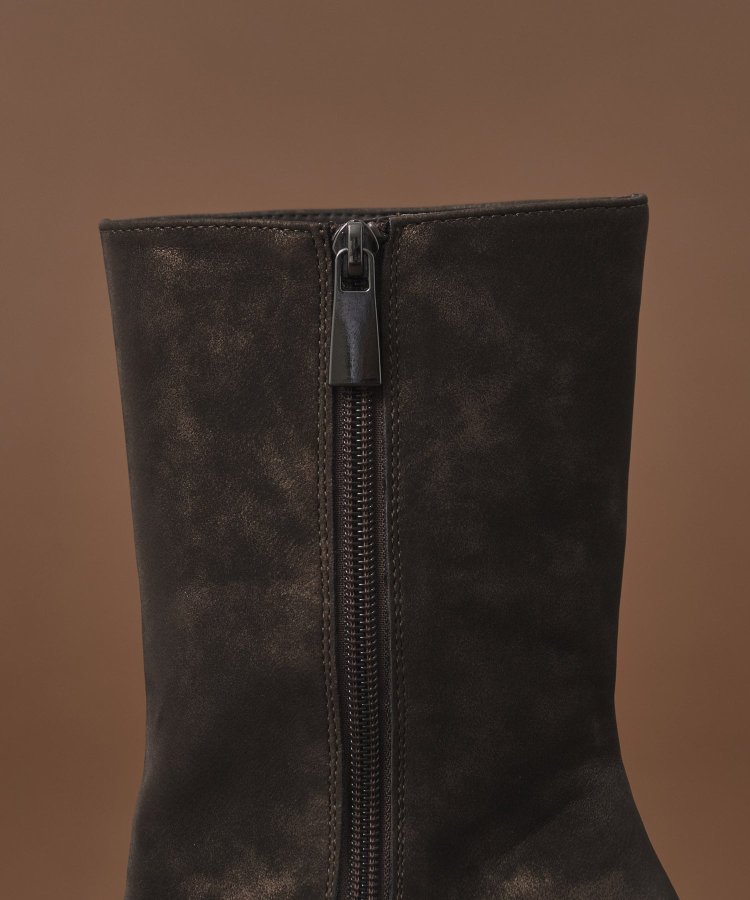 Cone Heel Round Boots