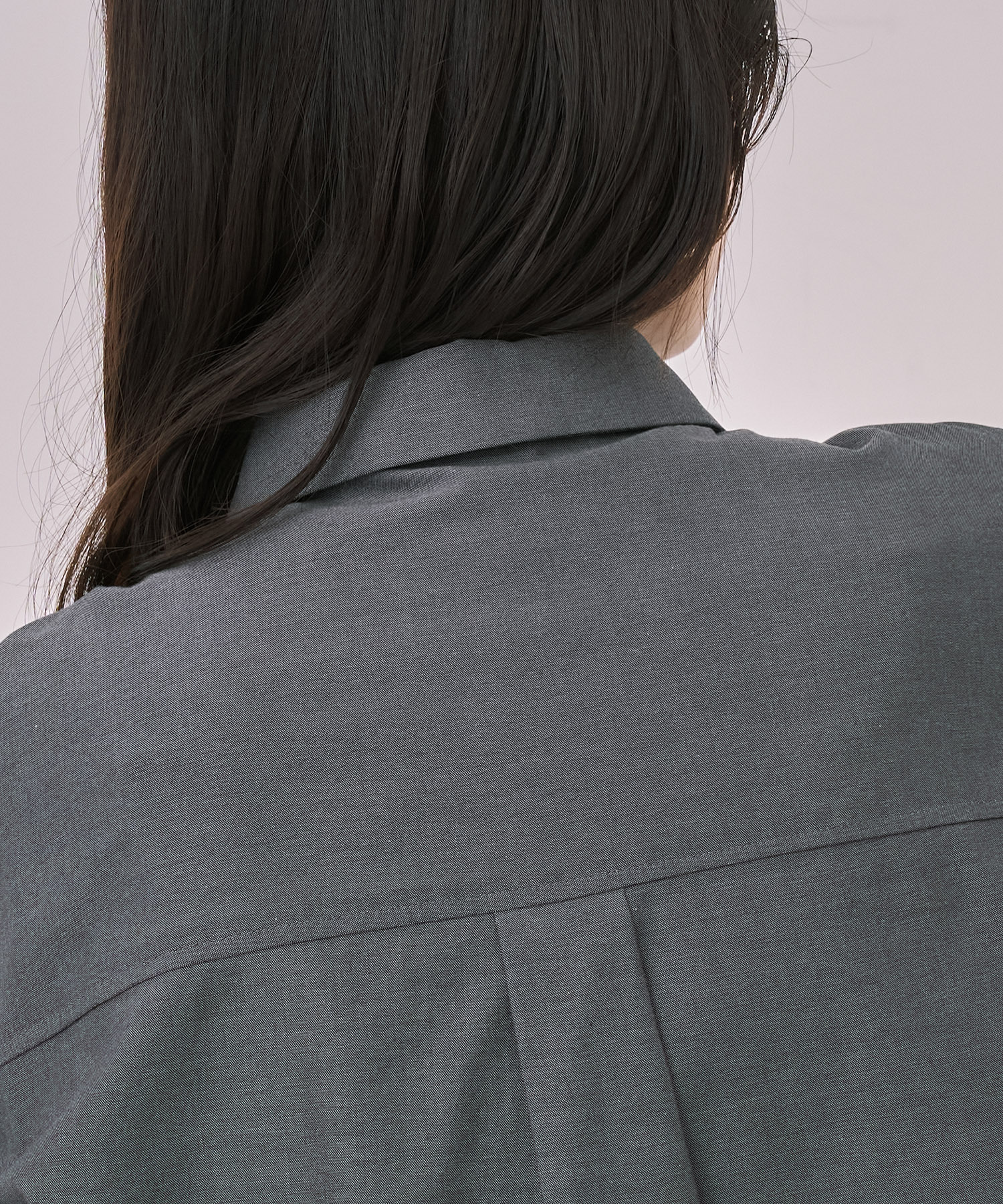 バイカラースリーブショートシャツ