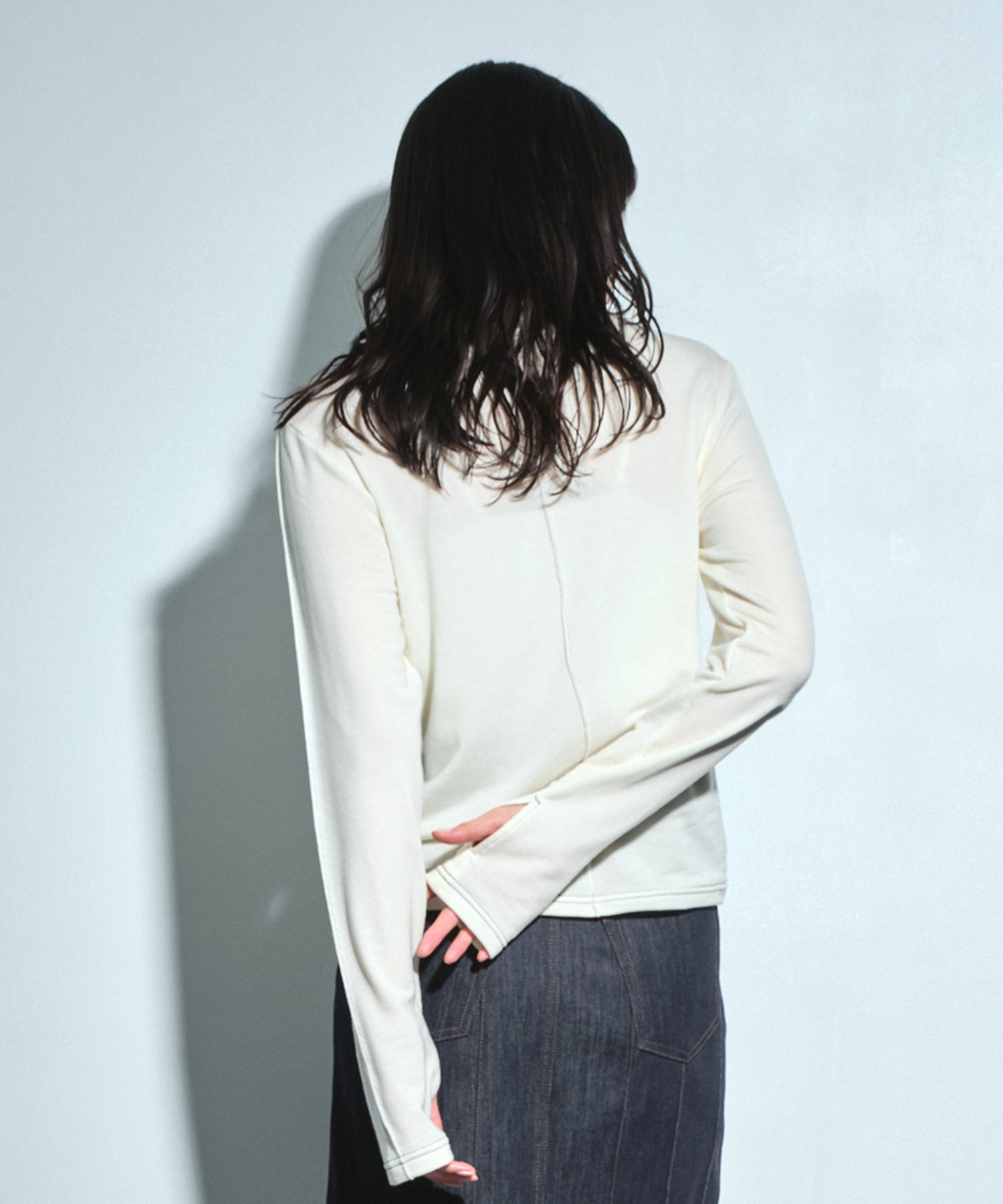 Cashmere Silk Turtle Neck Jersey