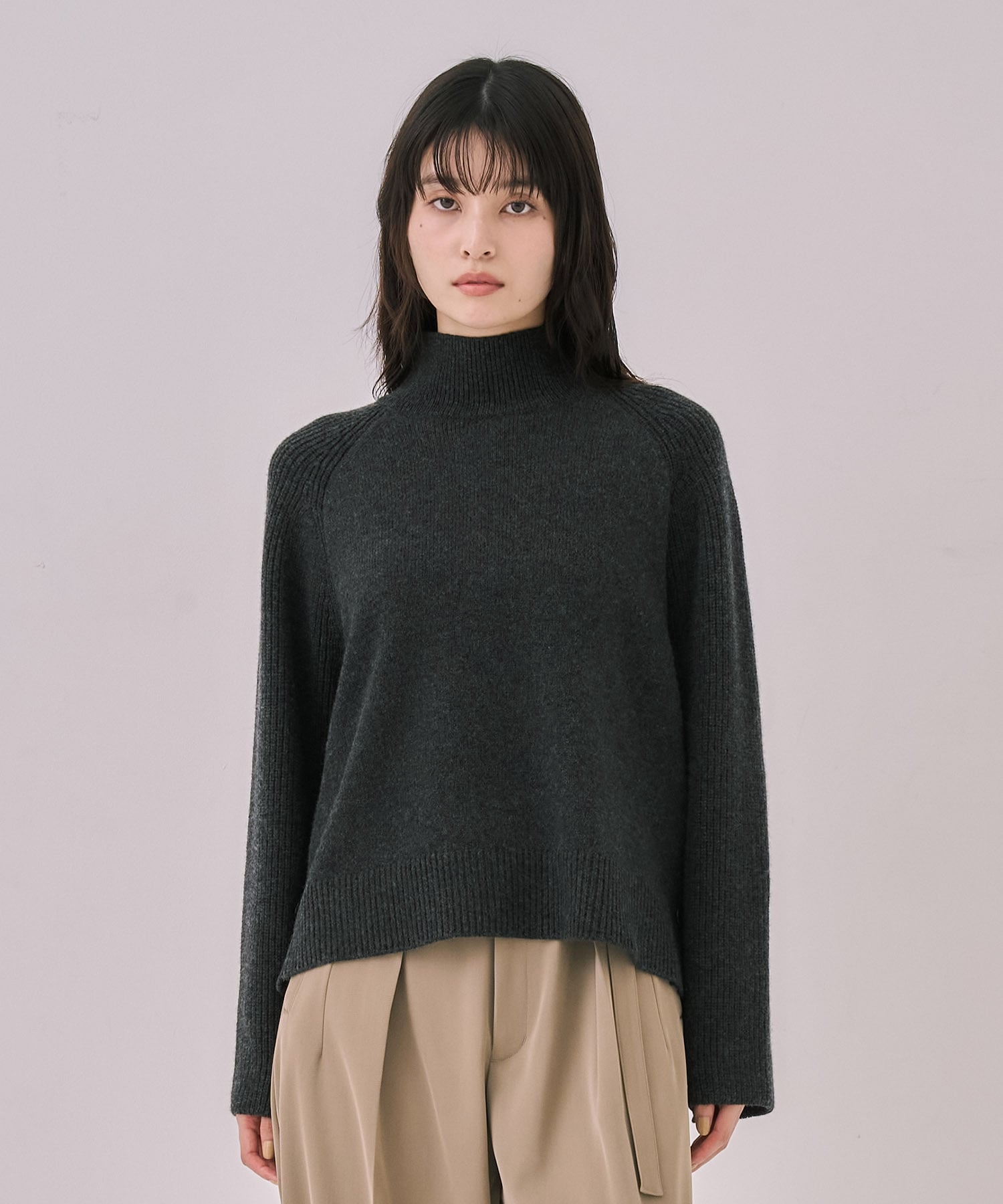 【WEB先行発売】サイドボタンウールカシミヤPO