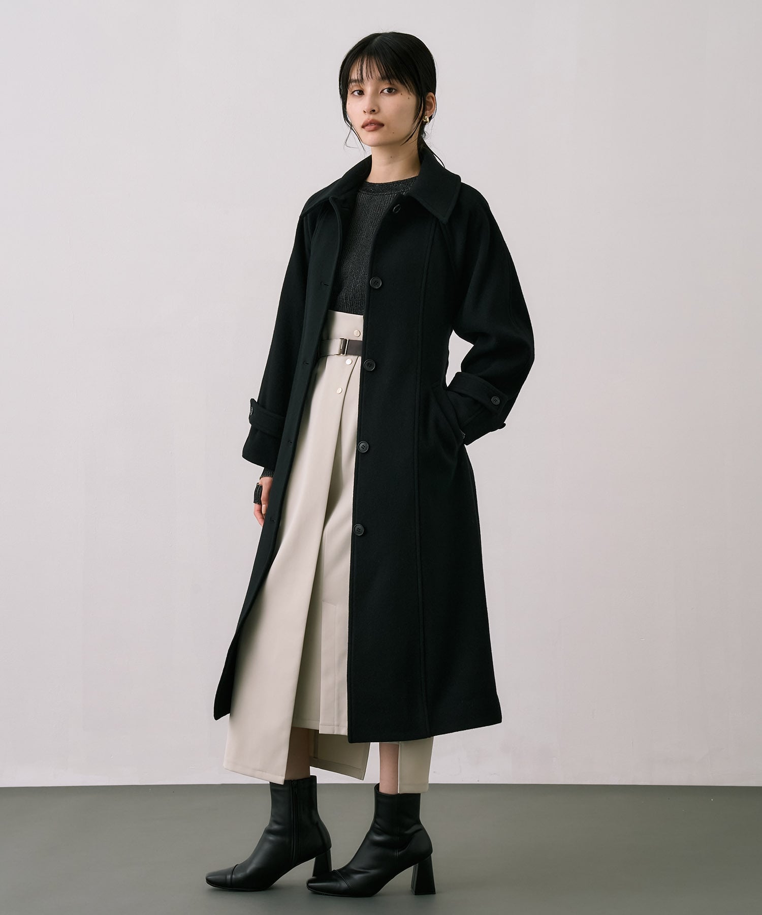 【WEB限定】2wayウールロングコート