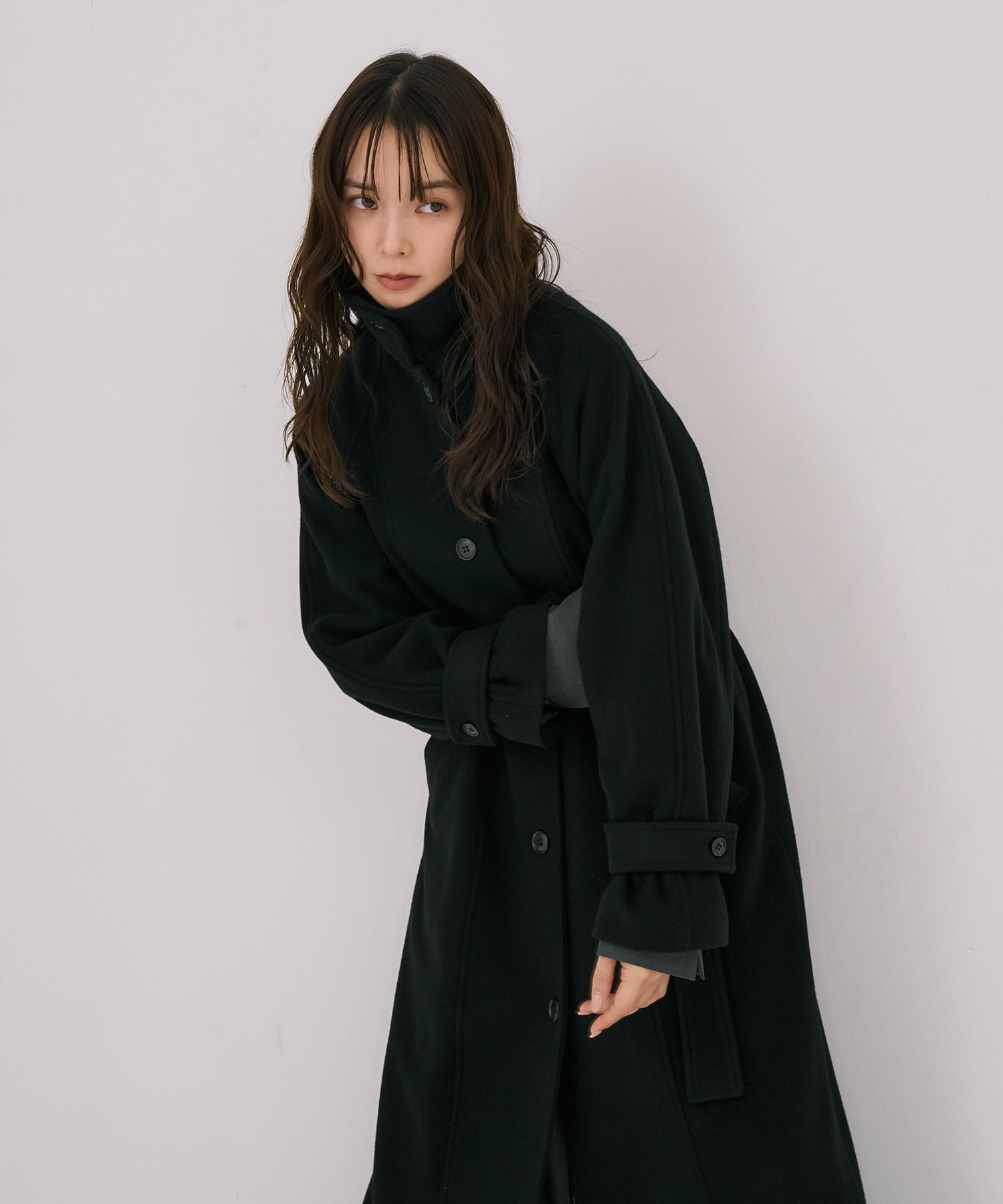 〈最終入荷〉【WEB限定】2wayウールロングコート