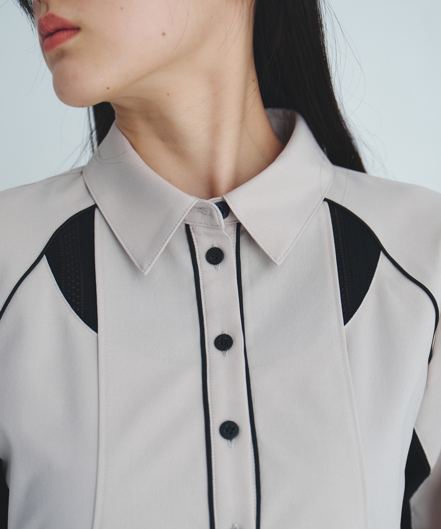 レースレイヤーシャツOP