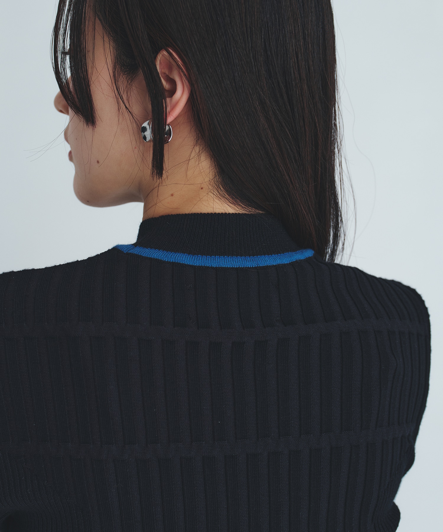 リップルボーダーニット