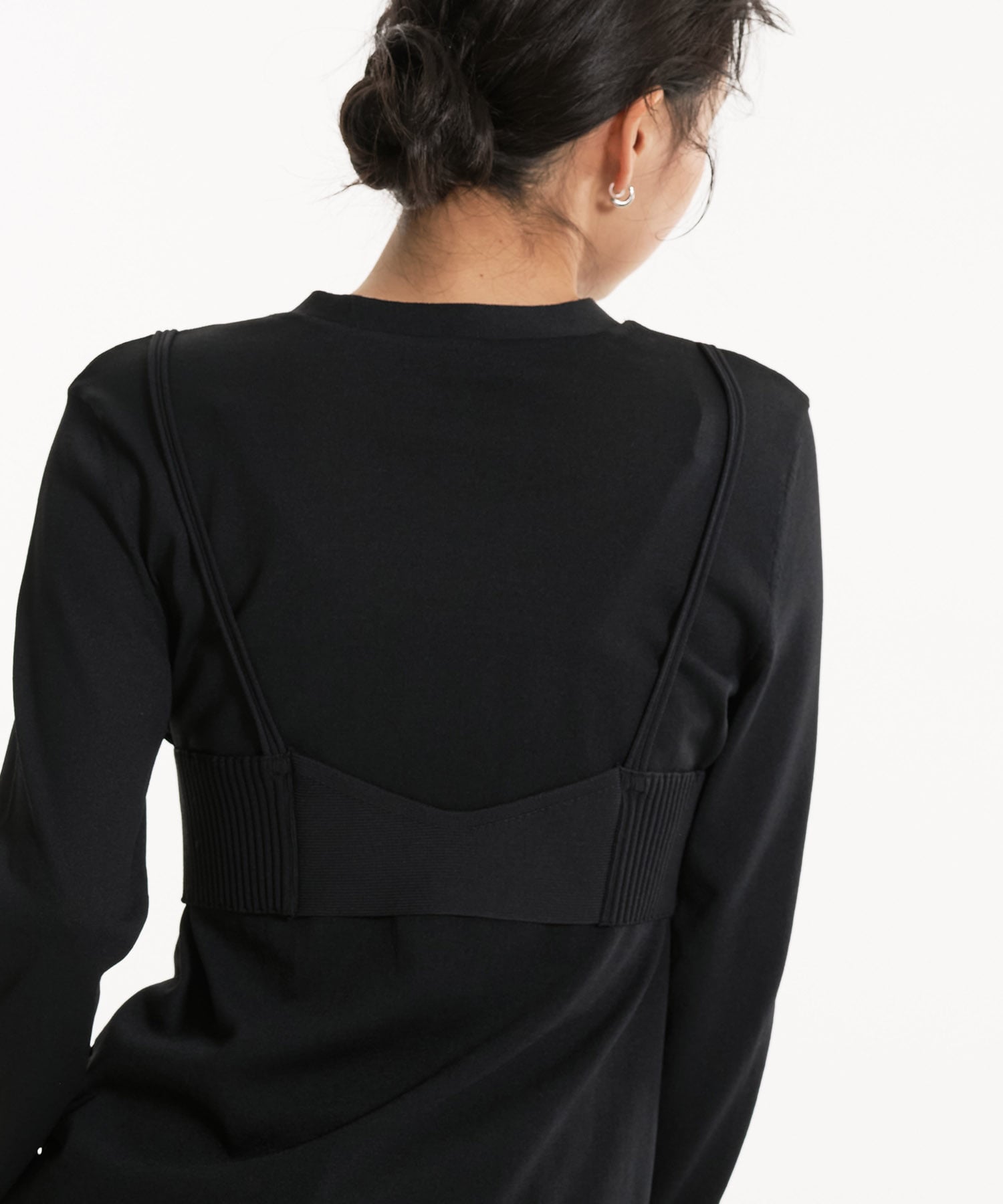 〈残りわずか〉レイヤードビスチェカーデプルオーバー