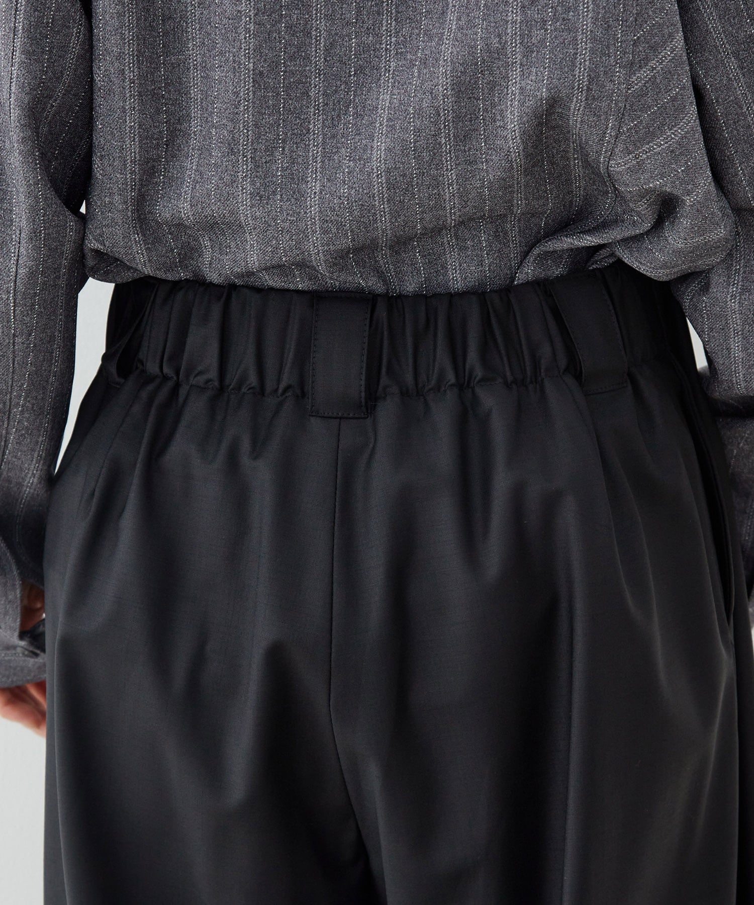 Super120s Wool Relax Trousers