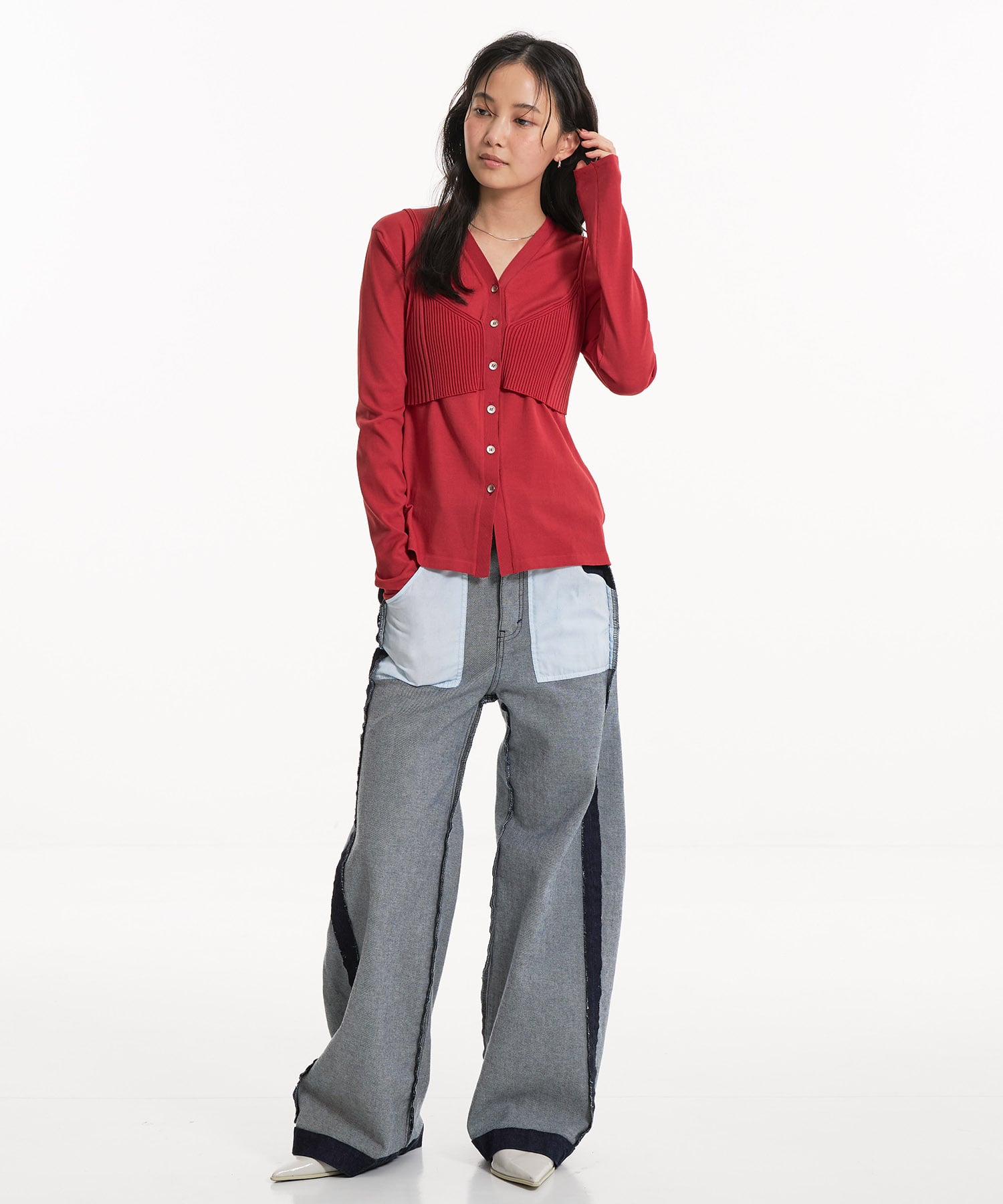 〈残りわずか〉リバースタックデニム