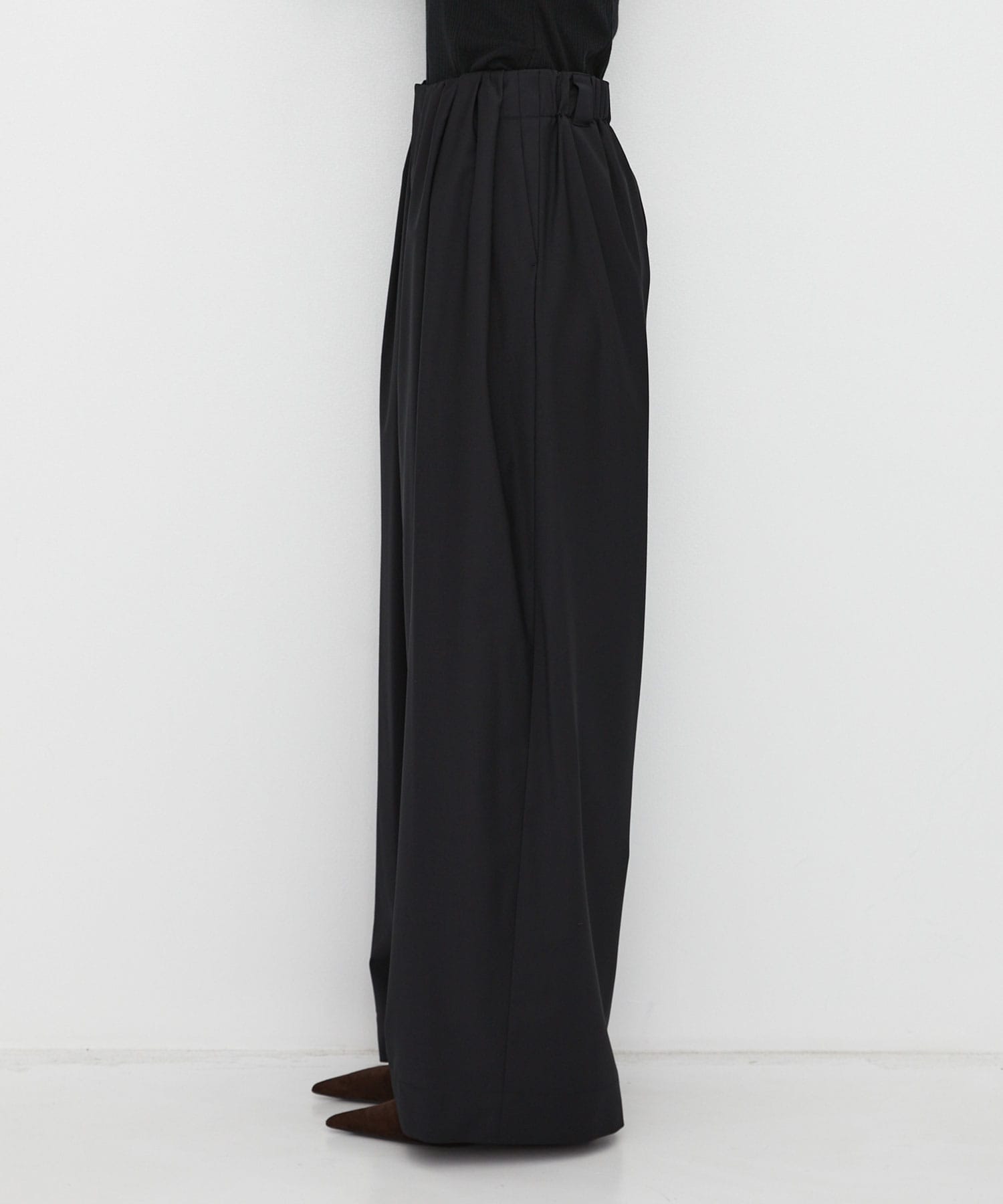 Super120s Wool Relax Trousers