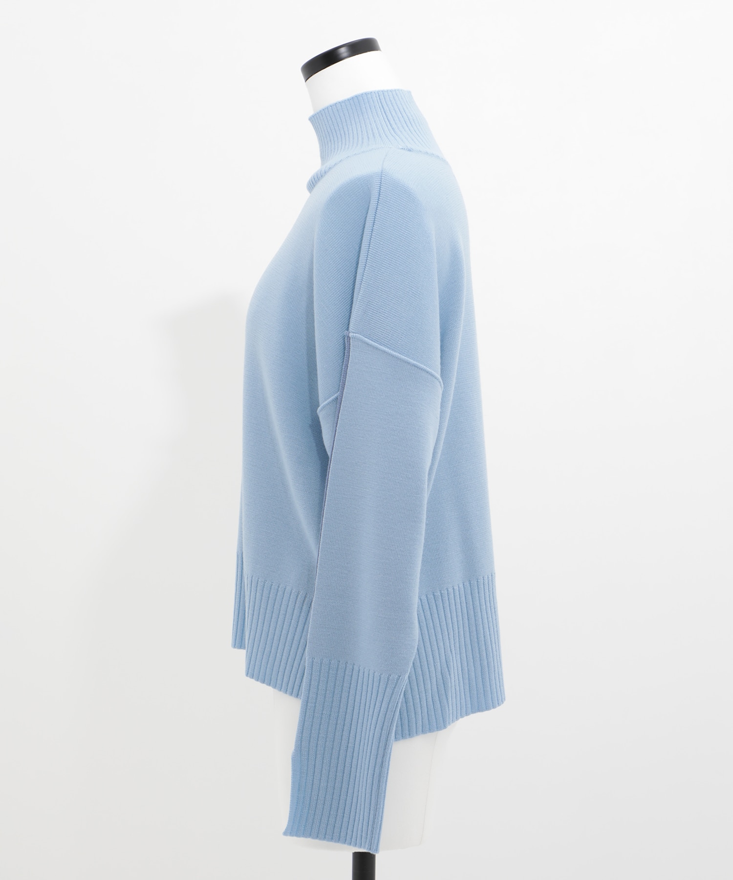 ウォッシャブルWOOLラインニット