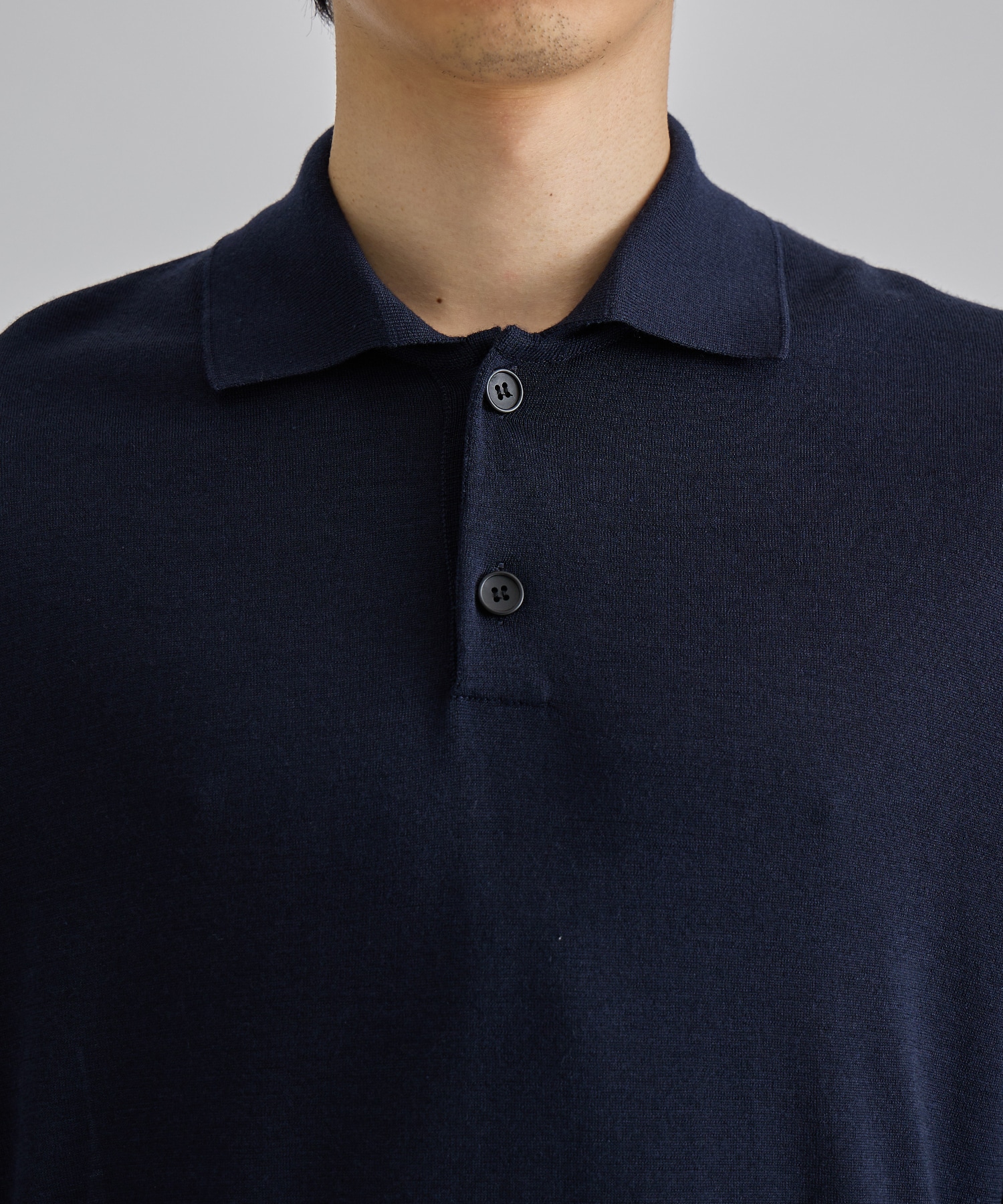 LORO PIANA CASHMERE SILK KNIT POLO