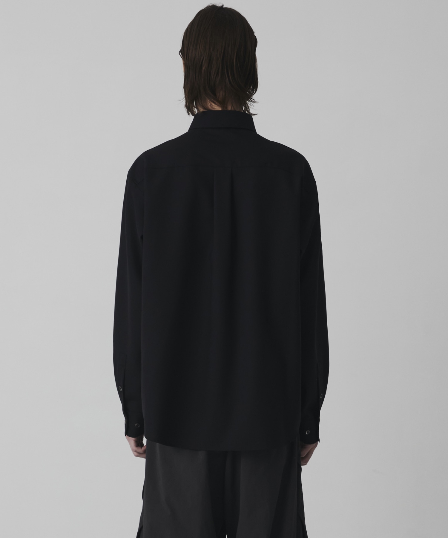 SUPER 120's TECH WOOL シャツ