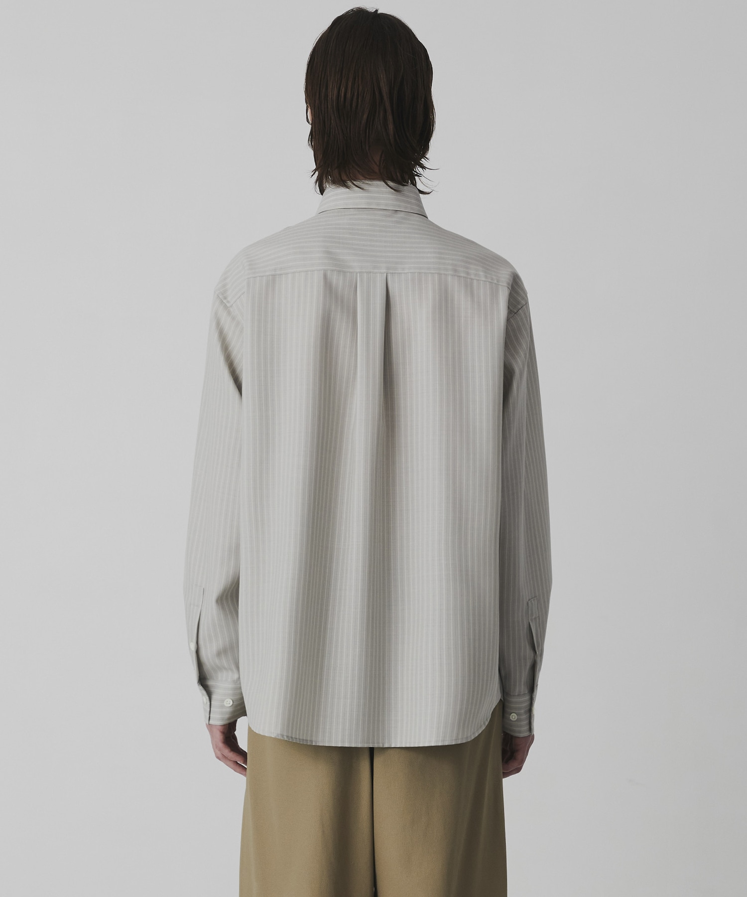 SUPER 120's TECH WOOL シャツ