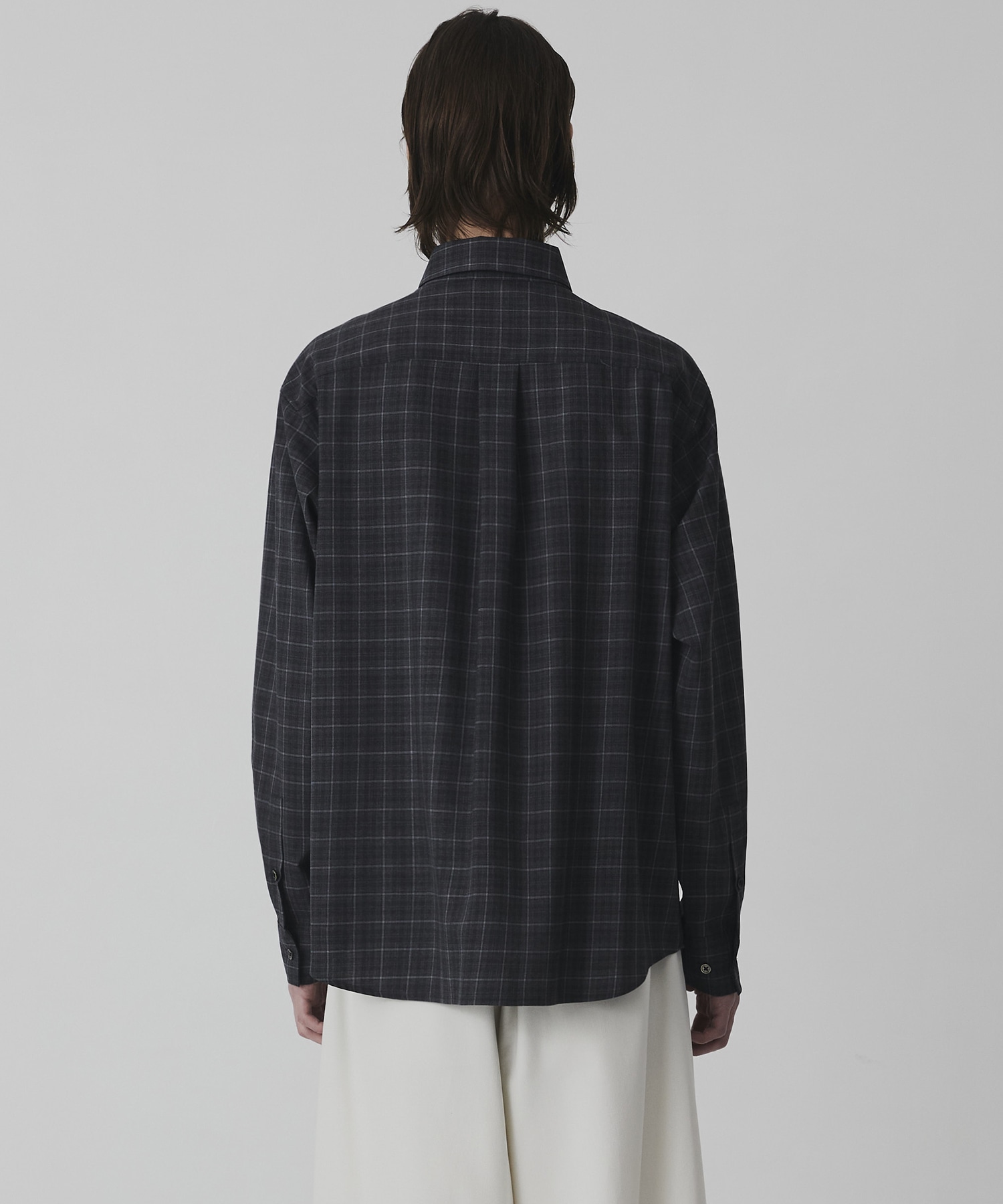 SUPER 120's TECH WOOL シャツ